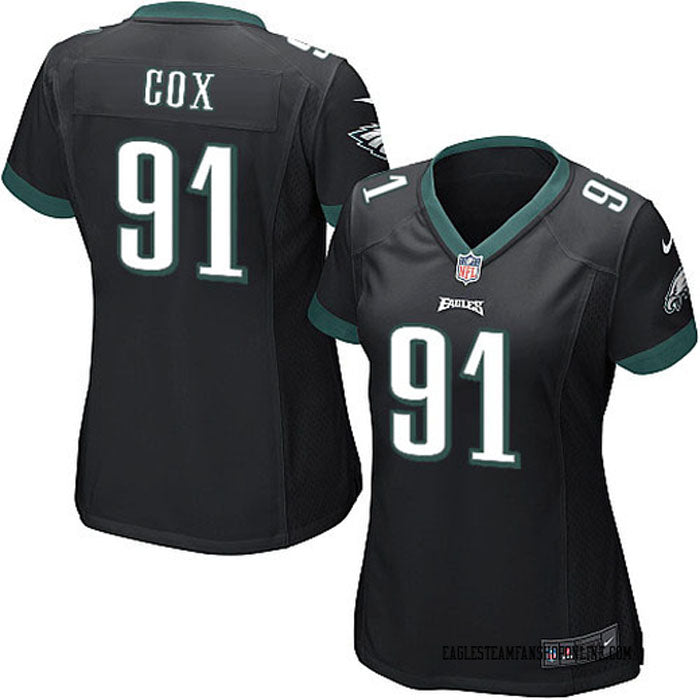 Women's Philadelphia Eagles Fletcher Cox Game Jersey - Black - vstockx