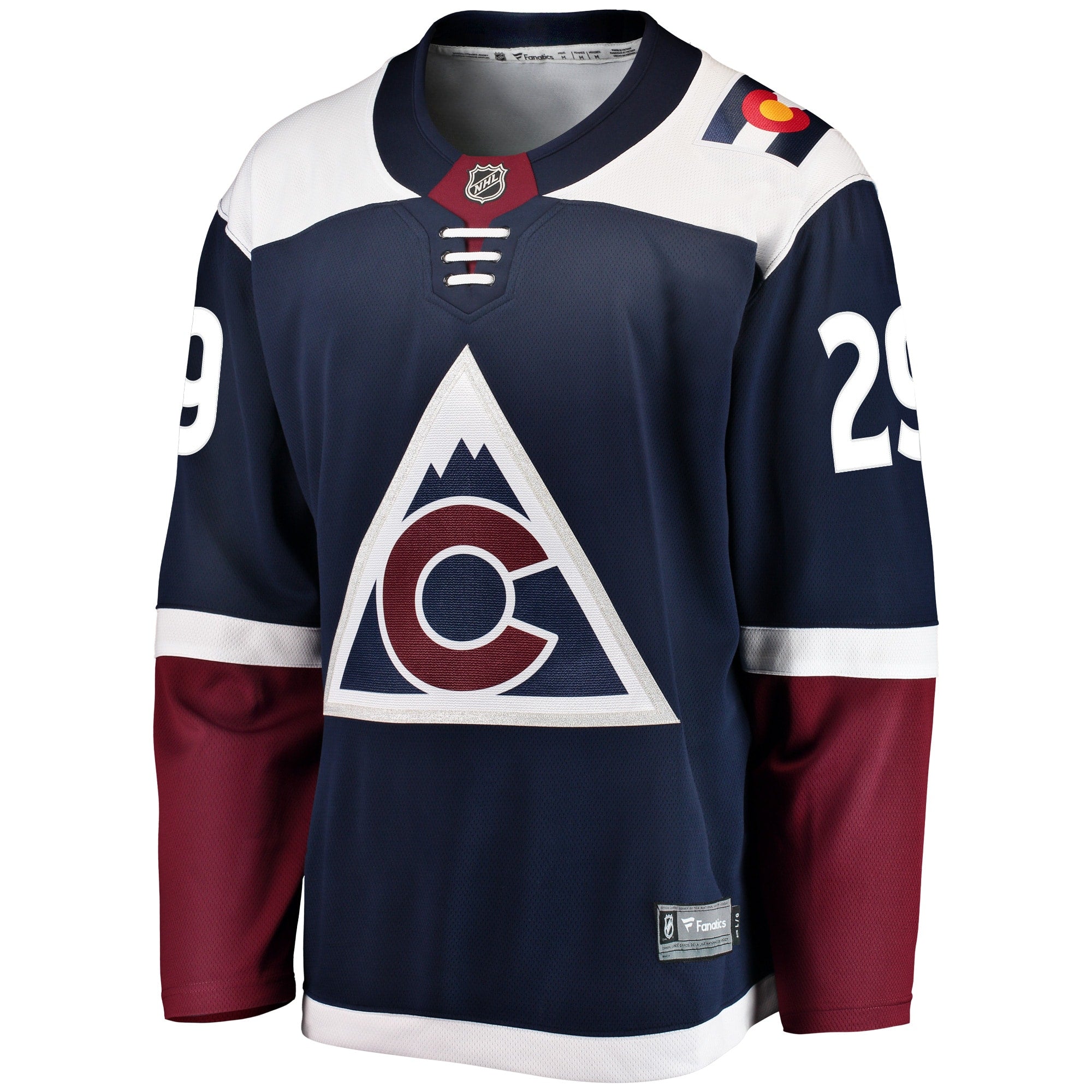Men's Fanatics Branded Nathan MacKinnon Navy Colorado Avalanche Alternate Breakaway Player Jersey - vstockx