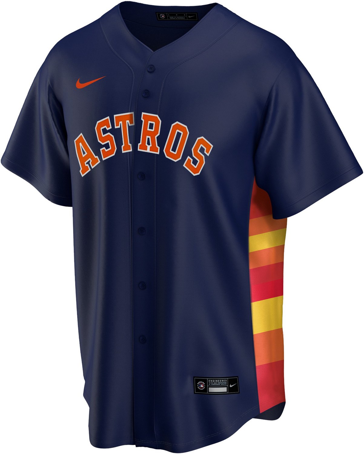 Nike Men's Houston Astros Alex Bregman Official Replica BP Jersey - vstockx