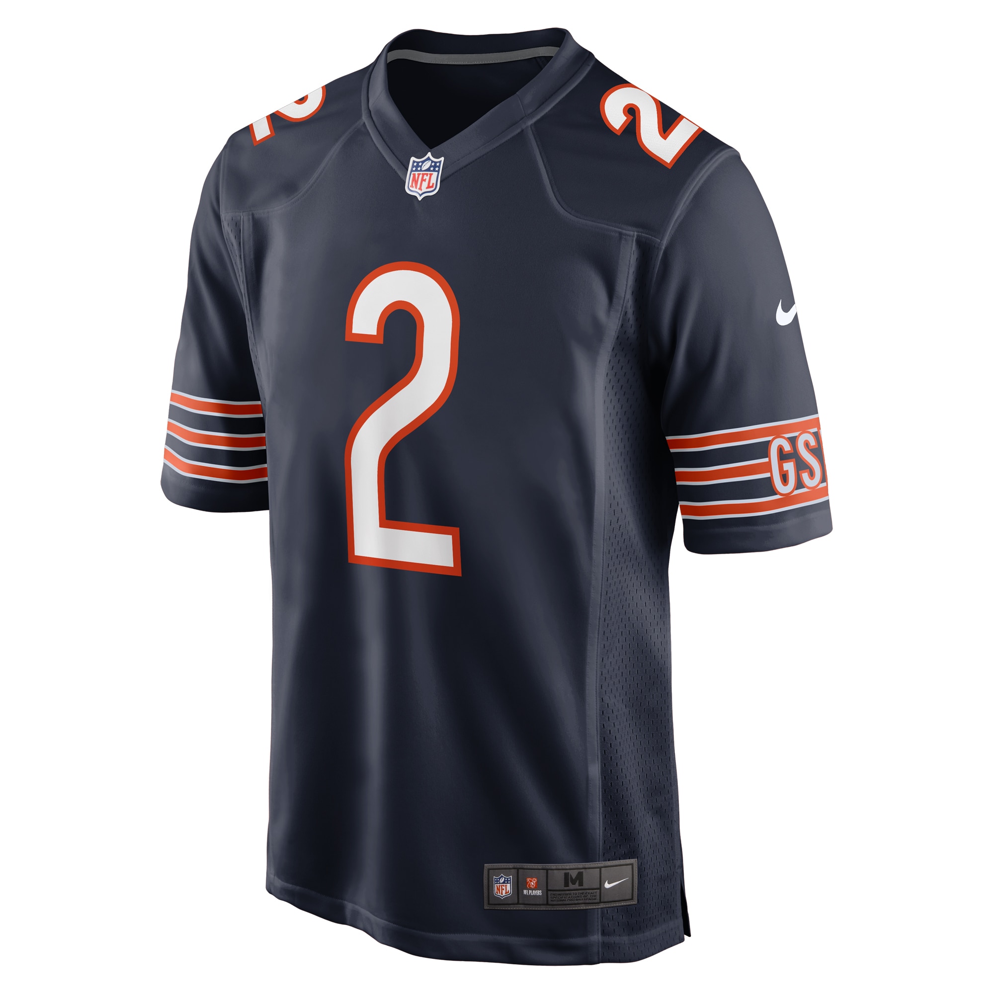 D.J. Moore Chicago Bears Nike Team Color Game Jersey - Navy - vstockx