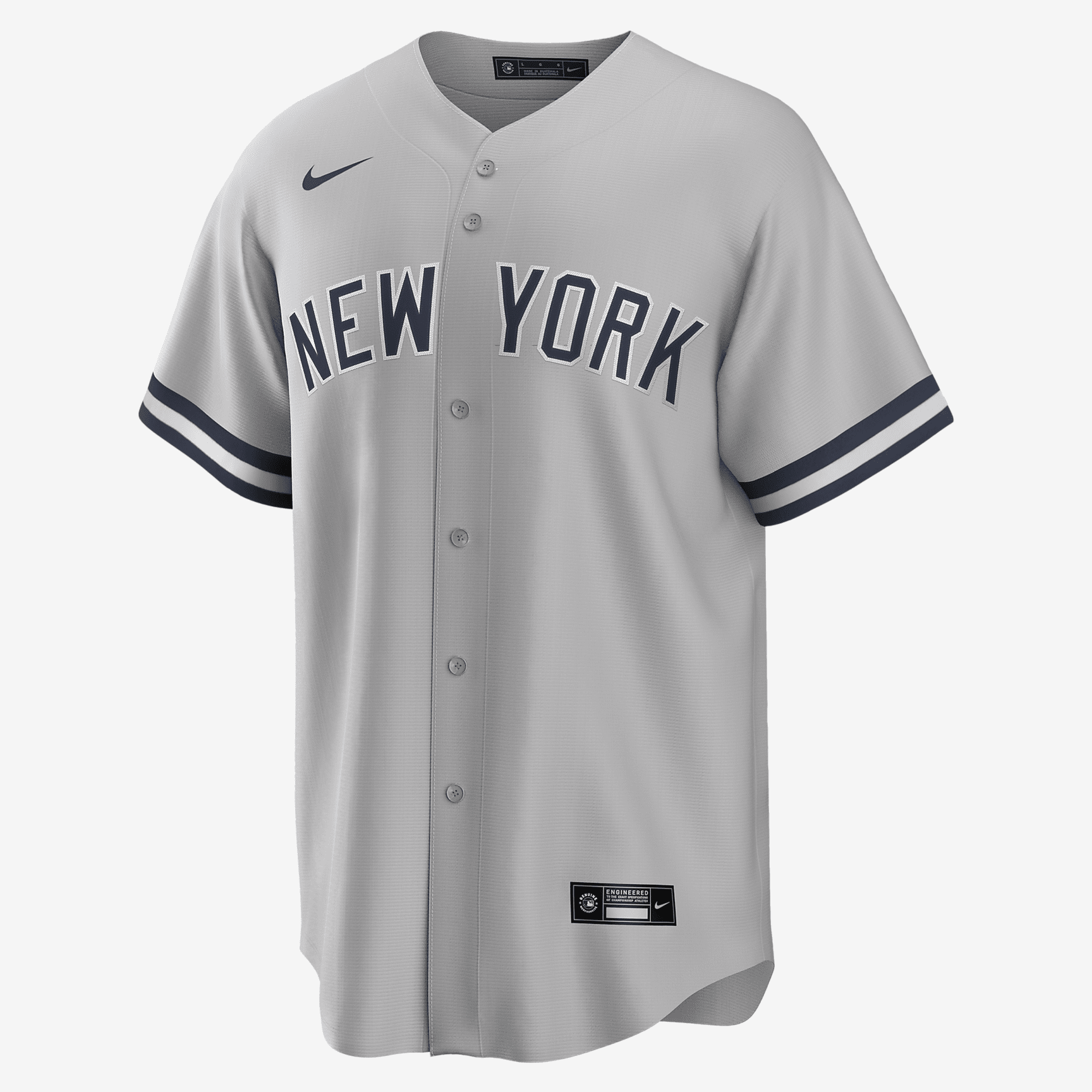 MLB New York Yankees (Gerrit Cole) Men's Replica Baseball Jersey - Atmosphere Grey - vstockx