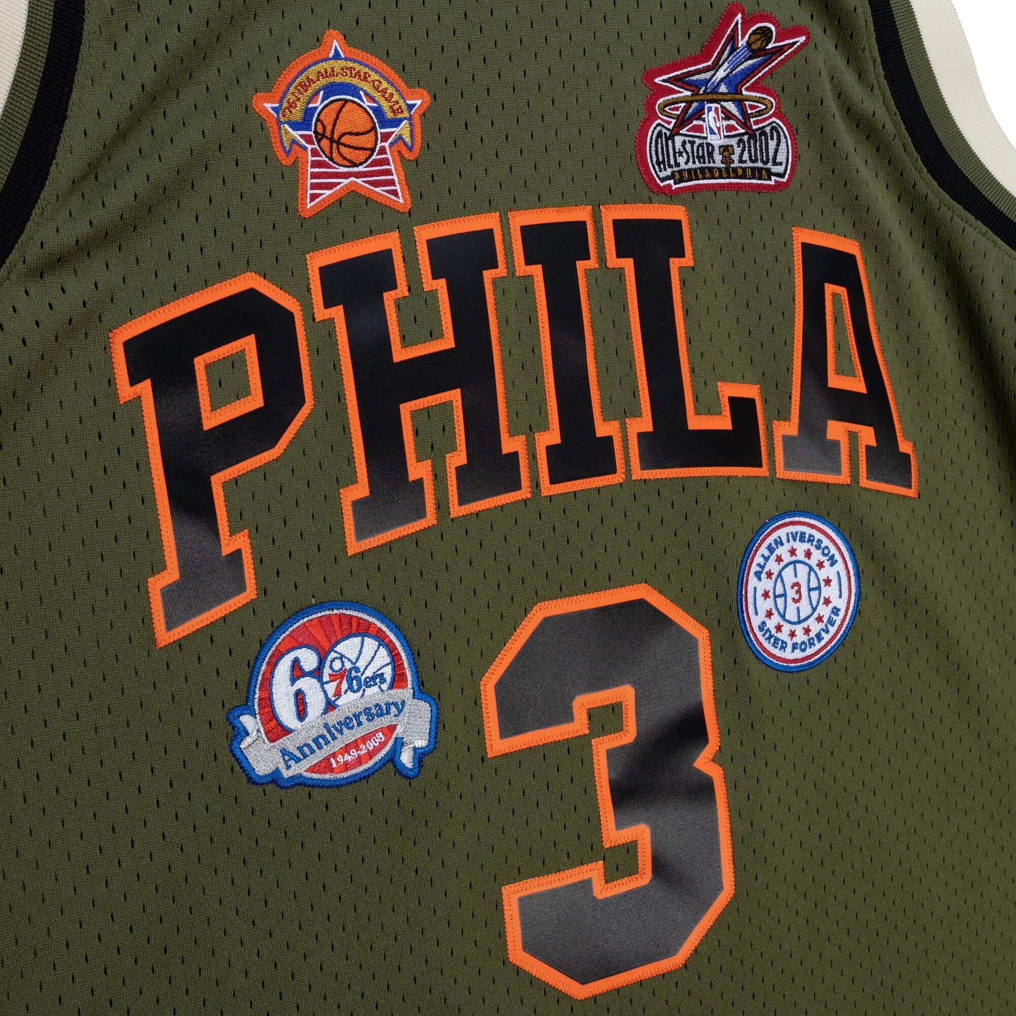 Flight Swingman Allen Iverson Philadelphia 76ers 1996-97 Jersey - vstockx