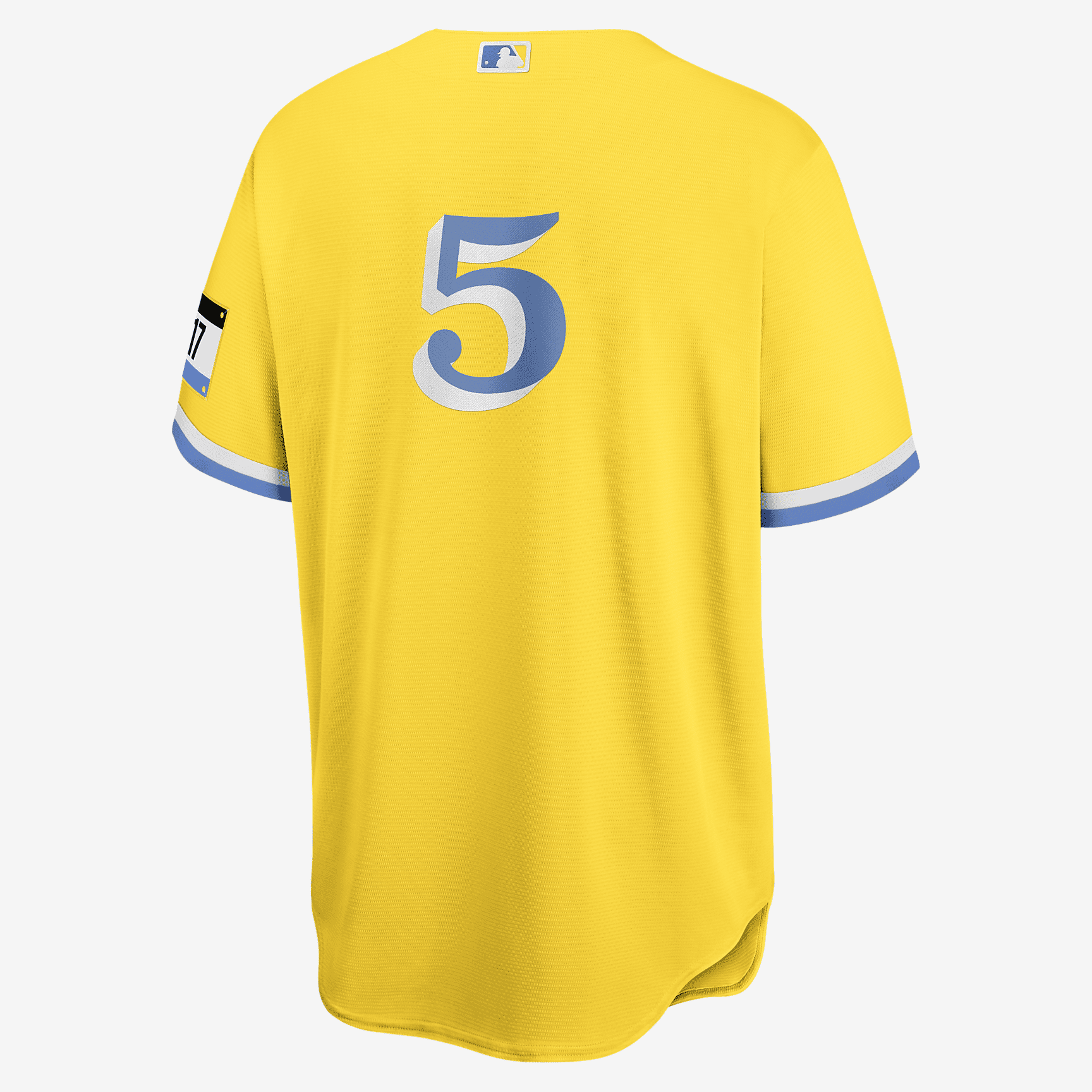 MLB Boston Red Sox 2021 City Connect (Enrique Hernandez) Men's Replica Baseball Jersey - Gold/Light Blue - vstockx