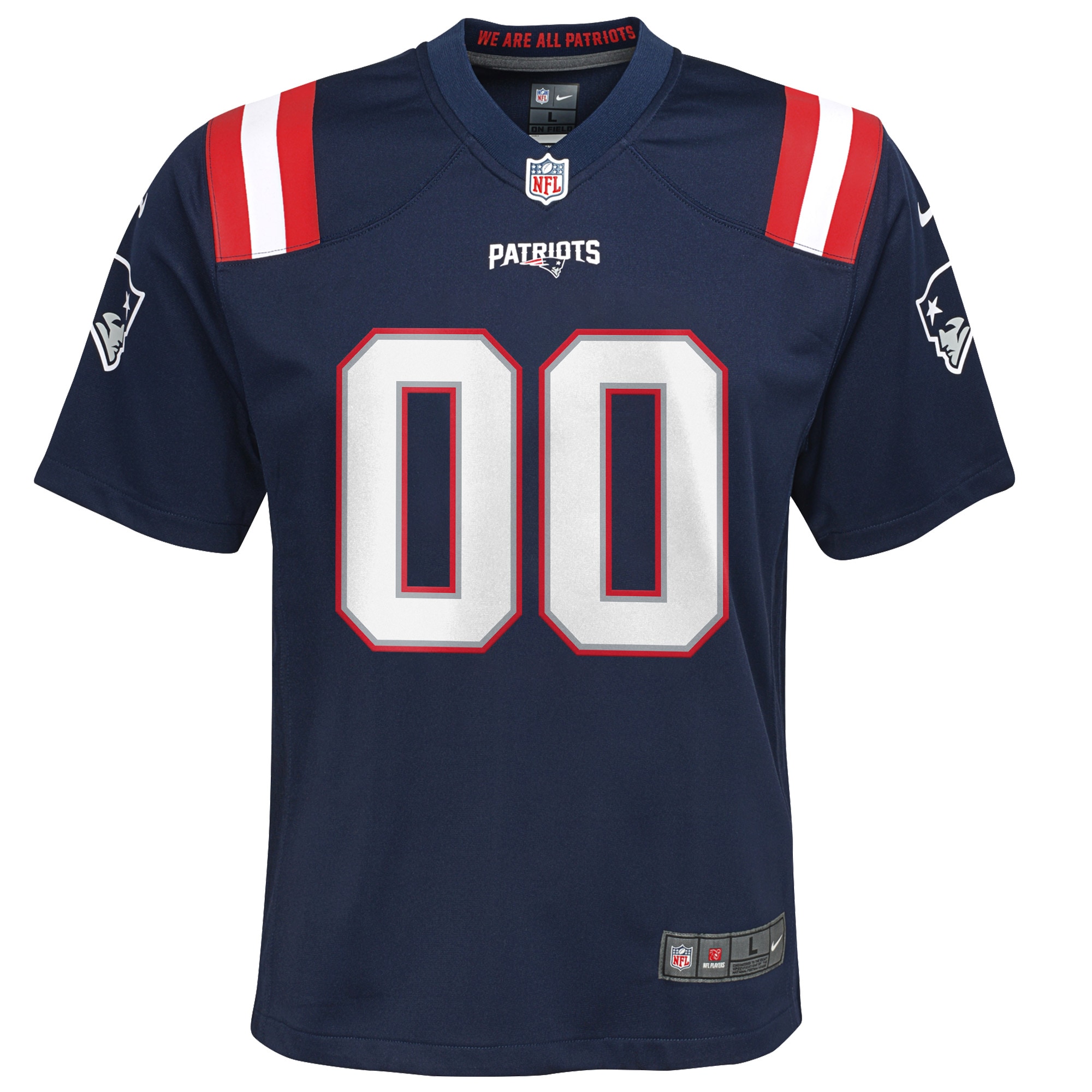New England Patriots Nike Youth Custom Game Jersey - Navy - vstockx