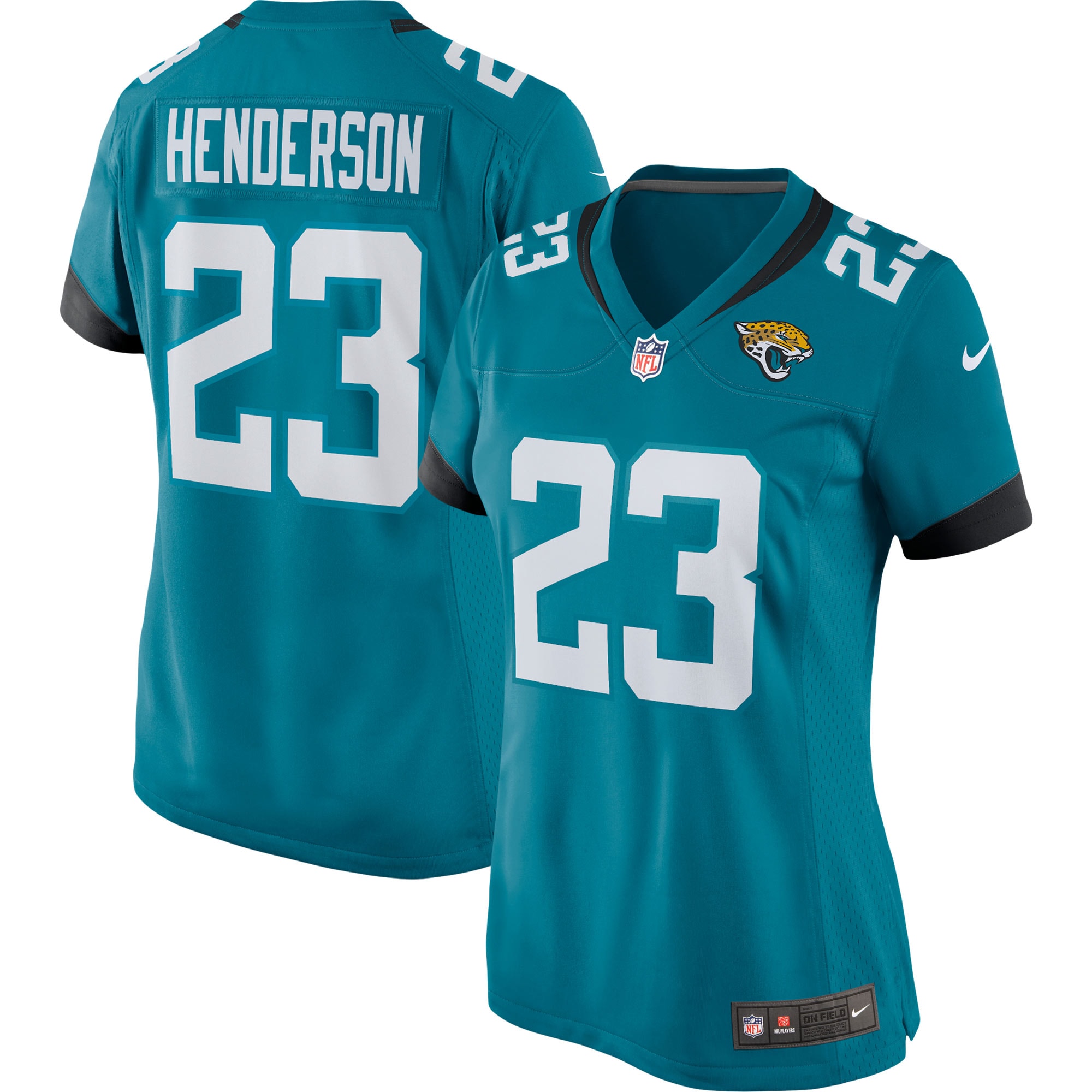 CJ Henderson Jacksonville Jaguars Nike Women's Player Game Team Jersey - Teal - vstockx