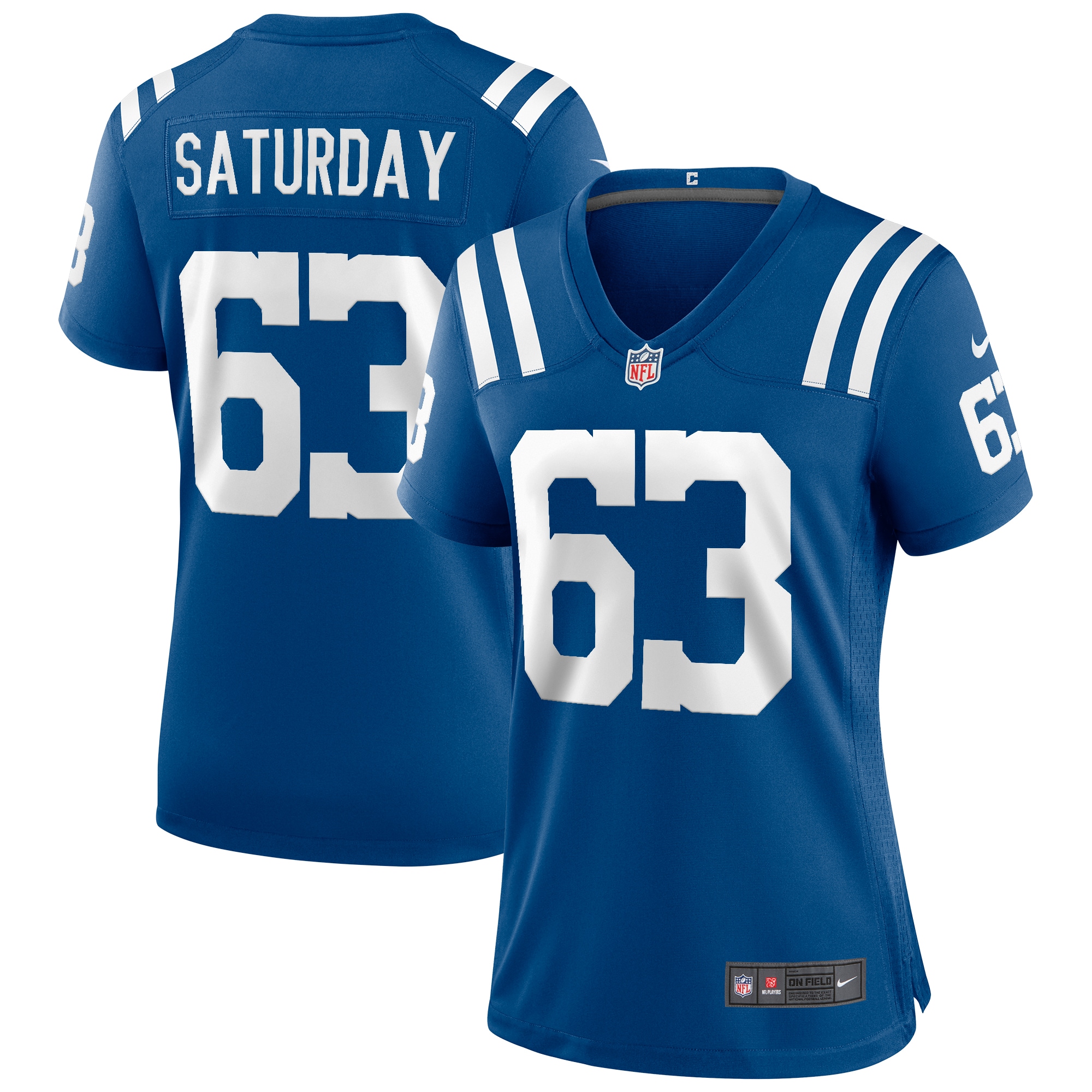 Jeff Saturday Indianapolis Colts Nike Women's Game Retired Player Jersey - Royal - vstockx