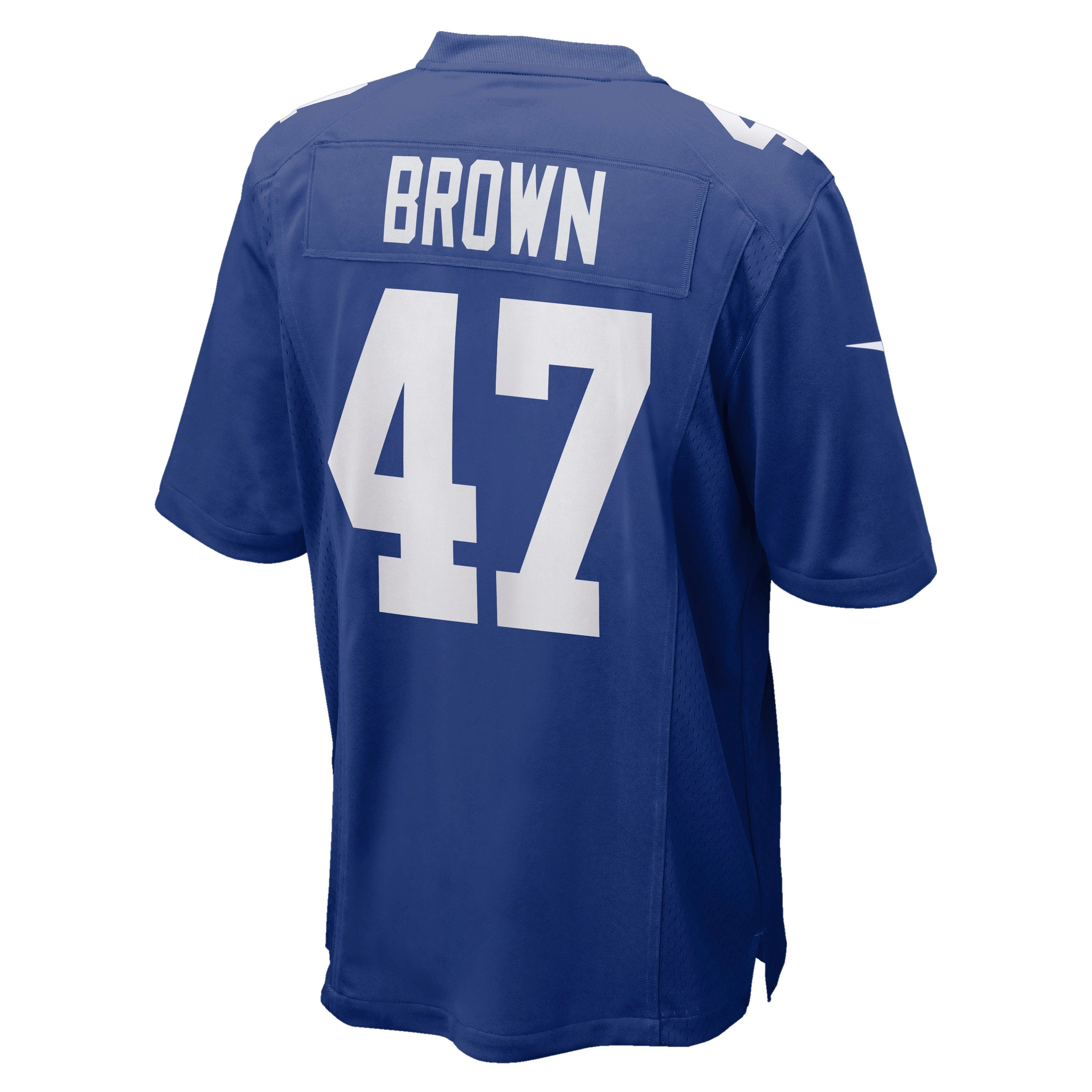 Men's Nike Cam Brown Royal New York Giants Game Jersey - vstockx