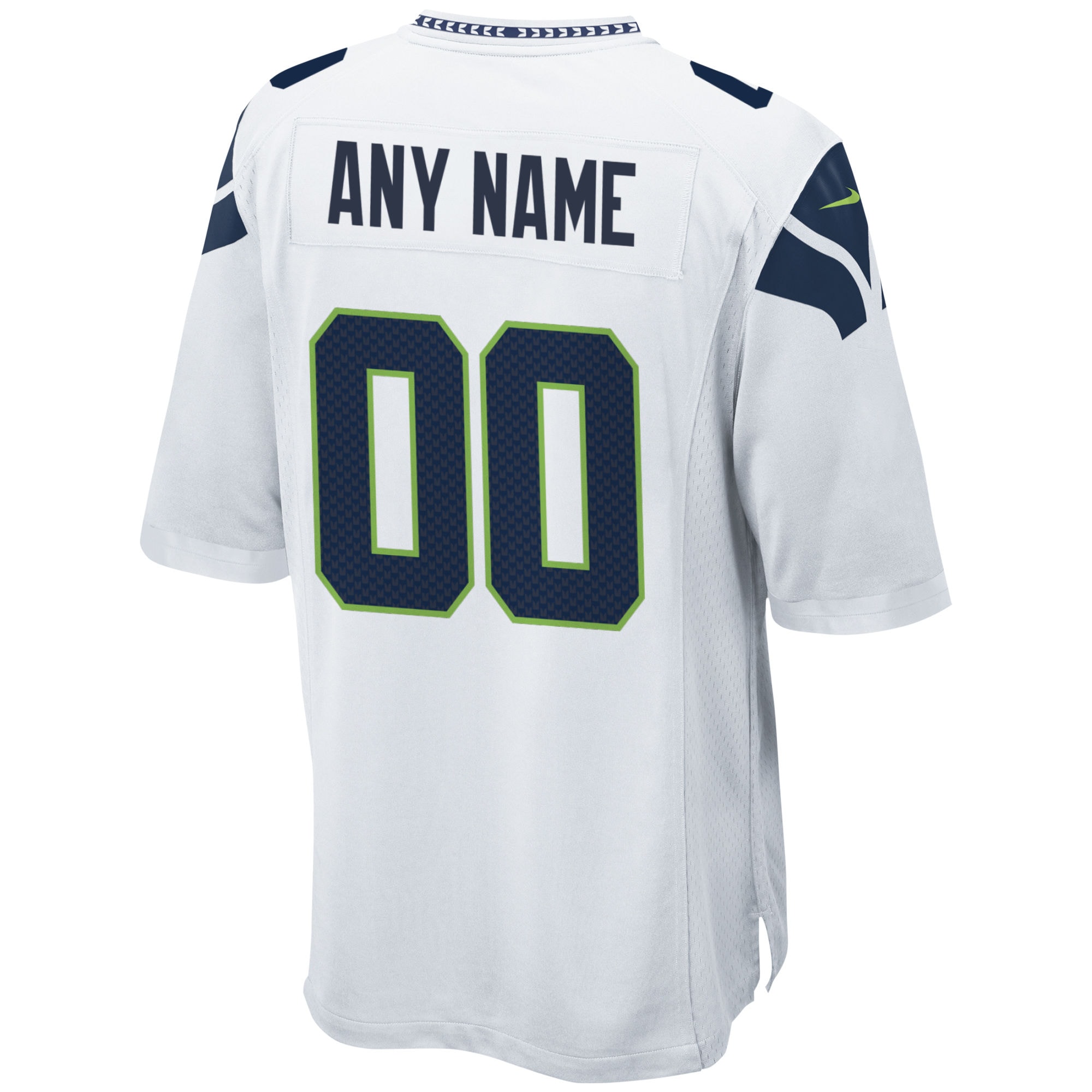 Seattle Seahawks Nike Custom Game Jersey - White - vstockx