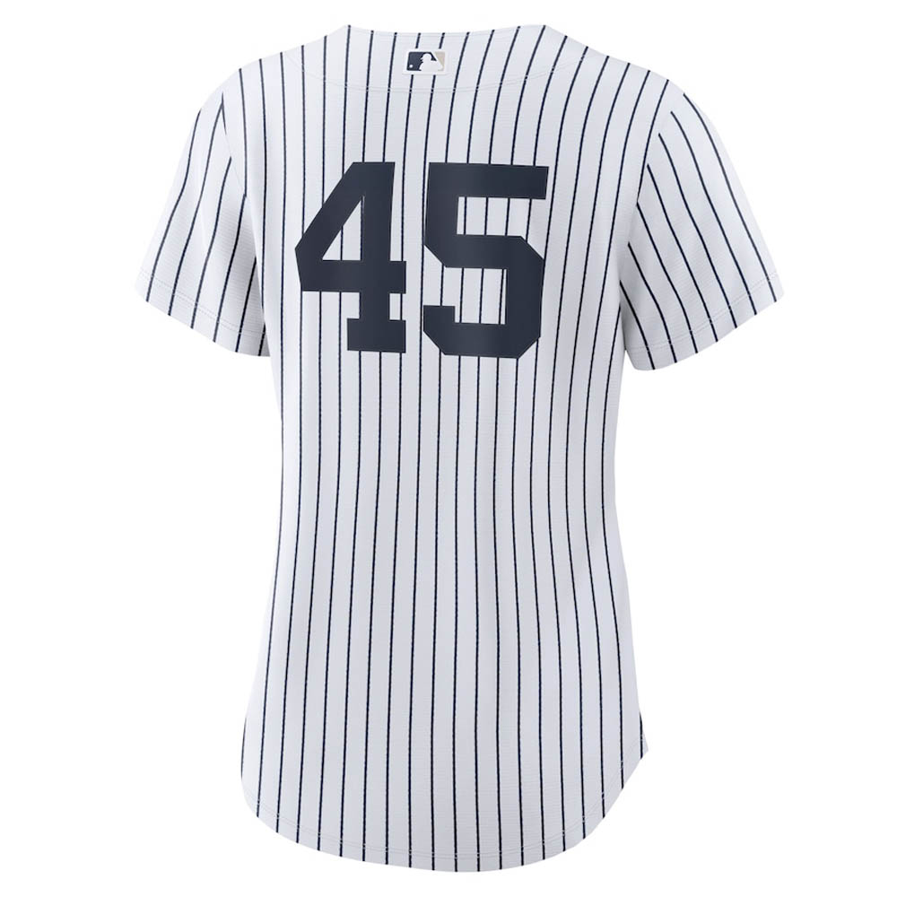 Women's New York Yankees Gerrit Cole Cool Base Replica Home Jersey - White - vstockx