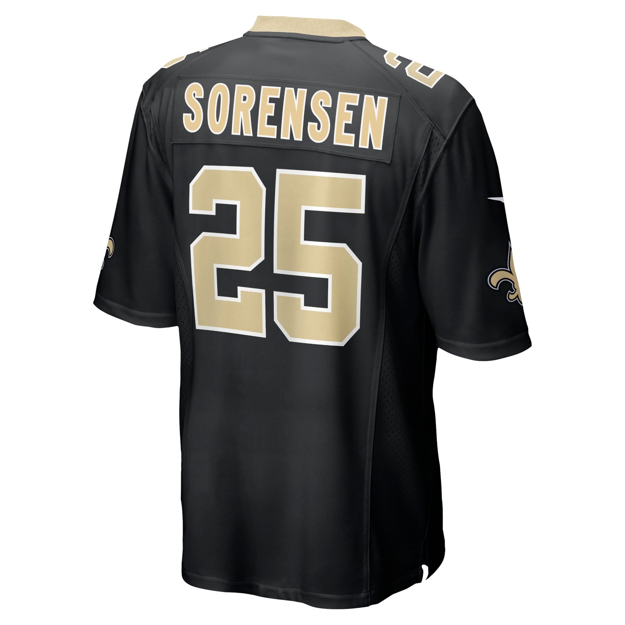 Men's Nike Daniel Sorensen Black New Orleans Saints Game Player Jersey - vstockx