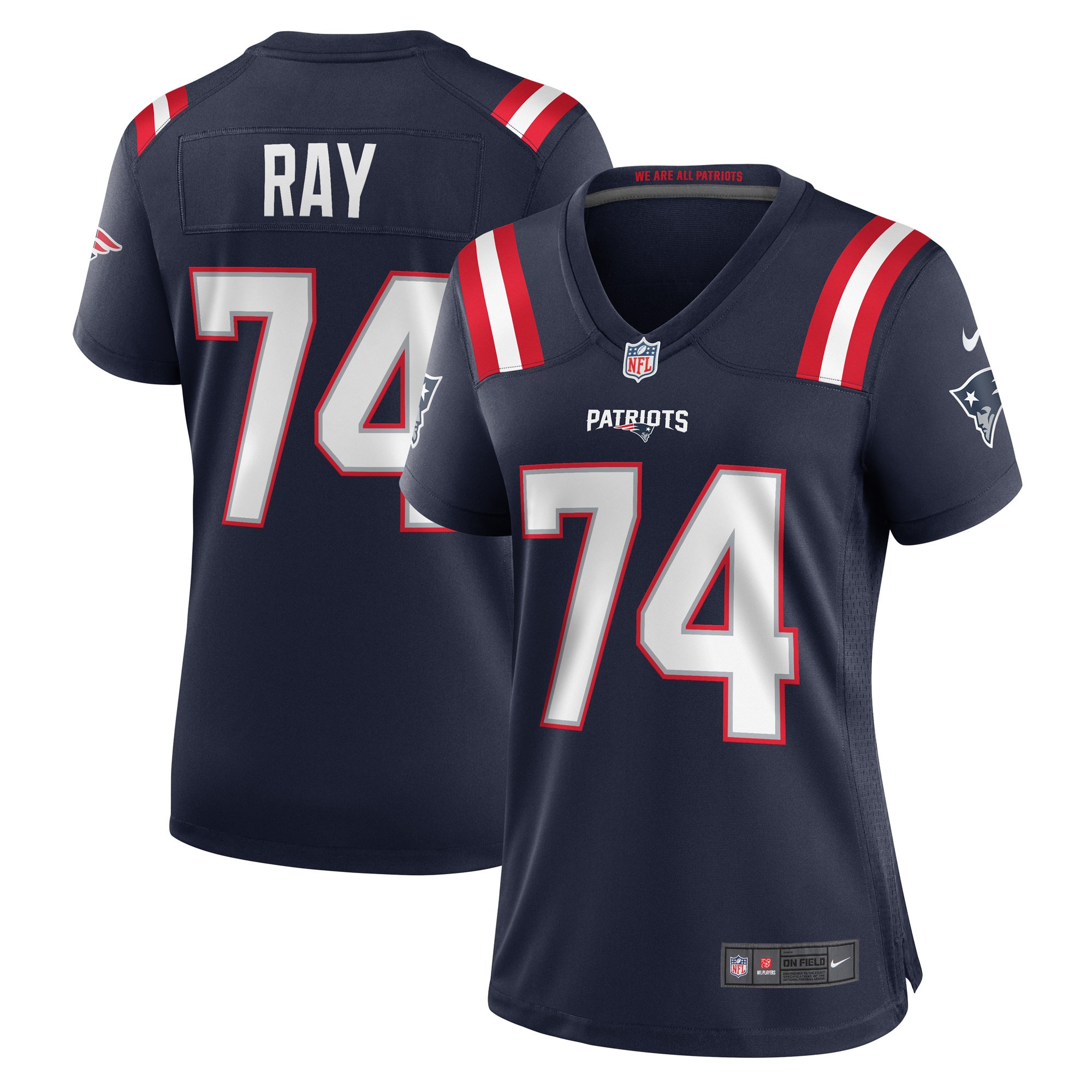 LaBryan Ray New England Patriots Nike Women's Game Player Jersey - Navy - vstockx