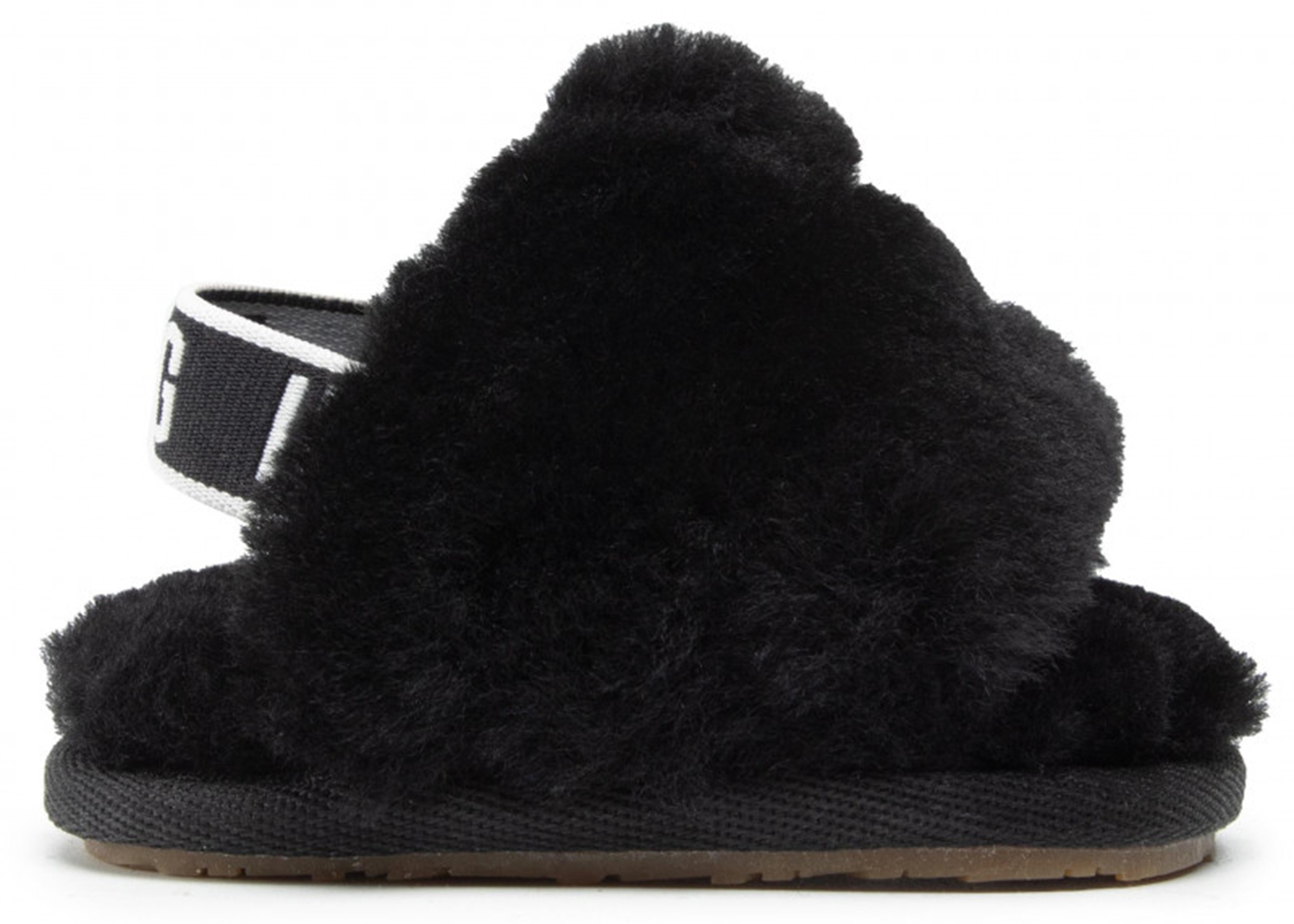 UGG Fluff Yeah Slide Black (Infant) - vstockx
