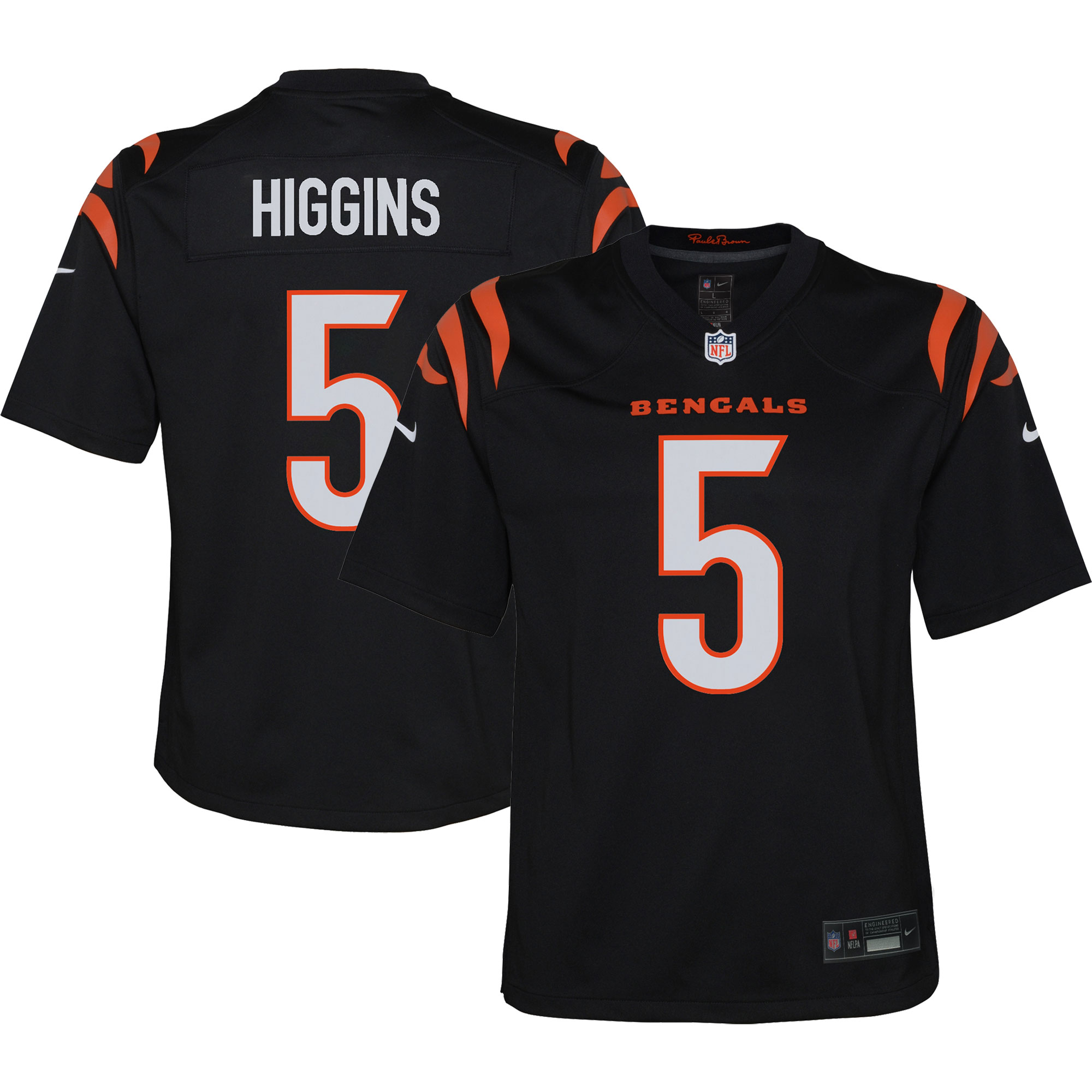 Tee Higgins Cincinnati Bengals Nike Youth Game Jersey - Black - vstockx