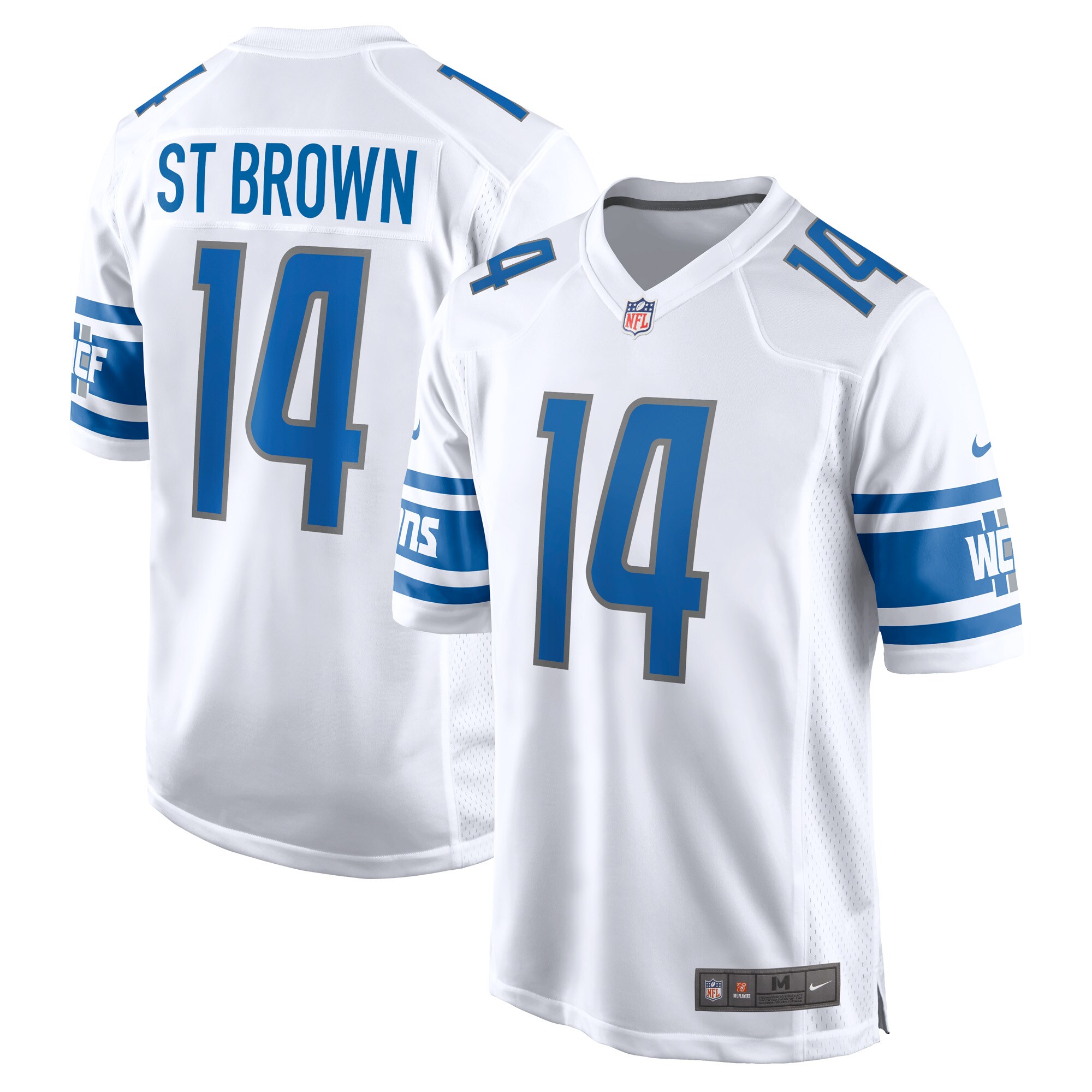 Amon-Ra St. Brown Detroit Lions Nike Player Game Jersey - White - vstockx