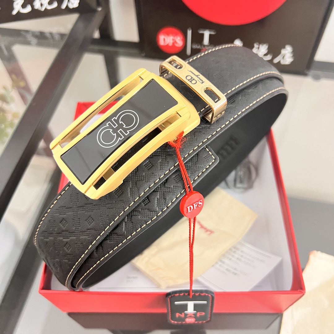 Streetwear Belt Ferragamo 320215 size:3.5cm - vstockx