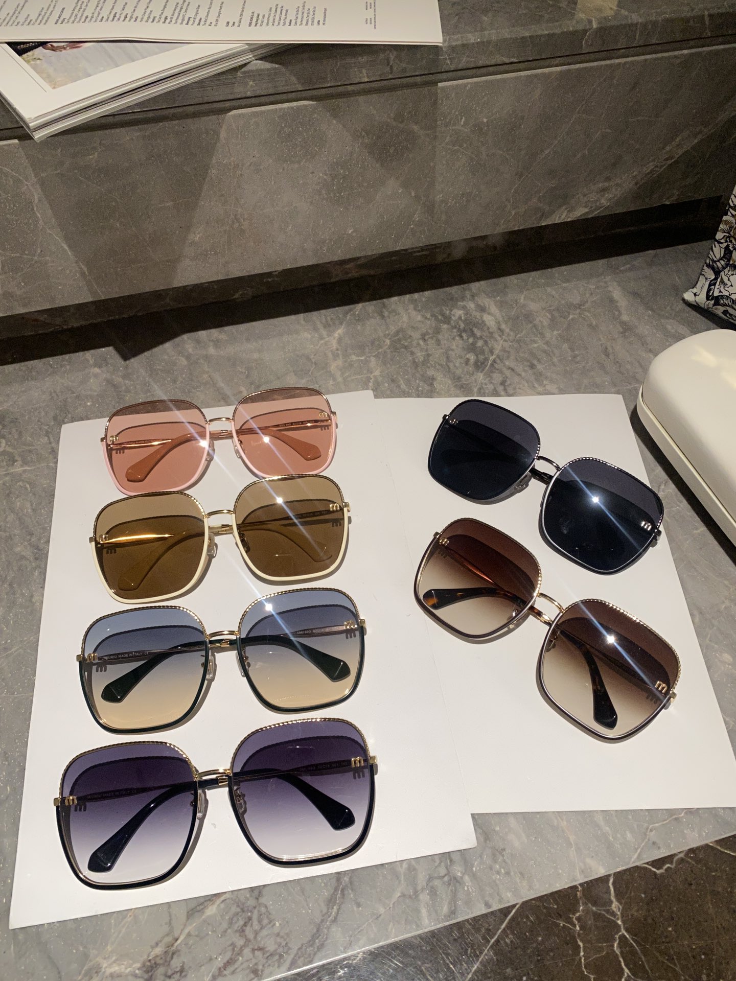 sunglasses Miu Miu MODEL:SMU67G SIZE��62 18-140 - vstockx