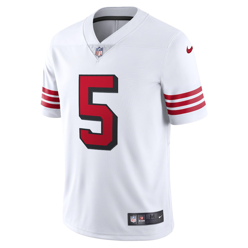 Youth San Francisco 49ers Trey Lance Vapor Jersey - White - vstockx