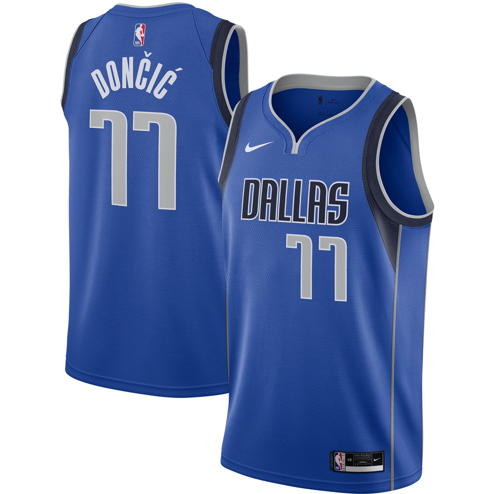 Luka Doncic Dallas Mavericks Nike Swingman Jersey Royal - Icon Edition - vstockx
