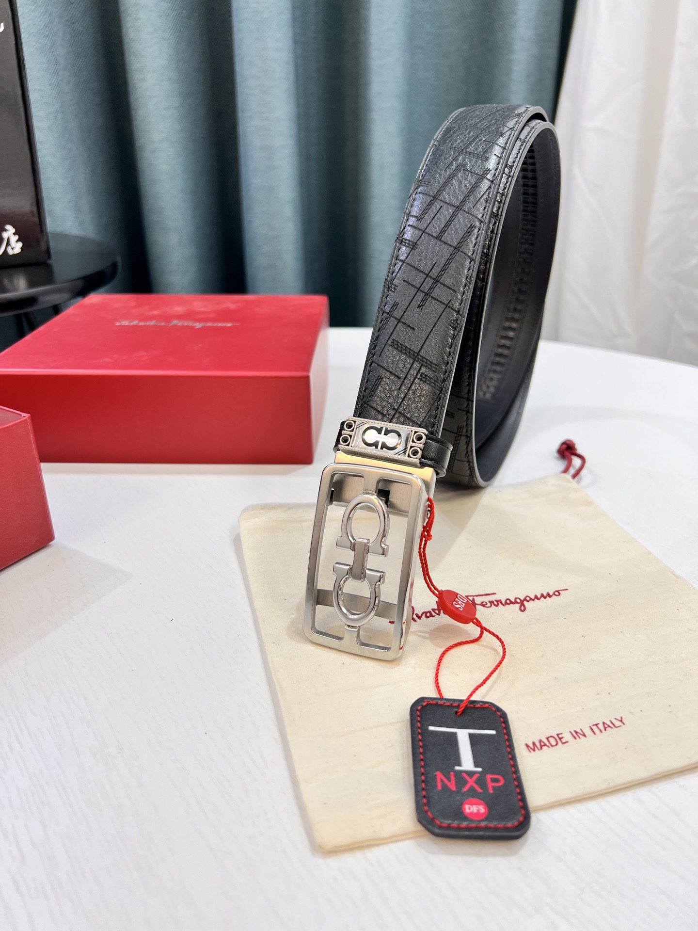 Streetwear Belt Ferragamo 319672 size:3.5cm - vstockx