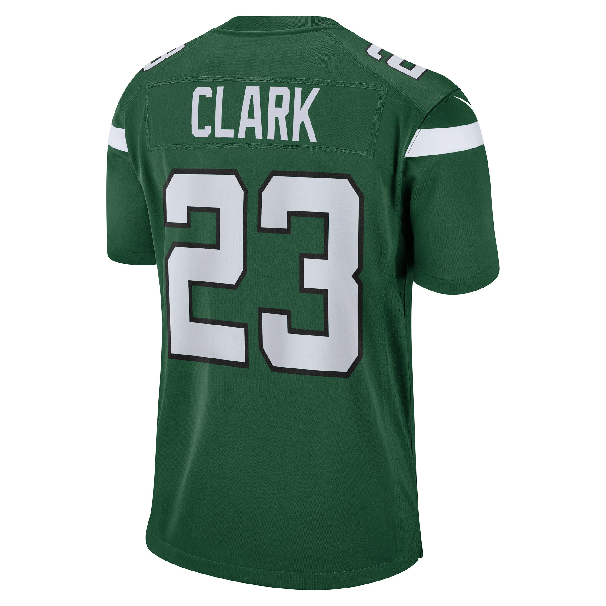 Men's Nike Chuck Clark Gotham Green New York Jets Team Game Jersey - vstockx