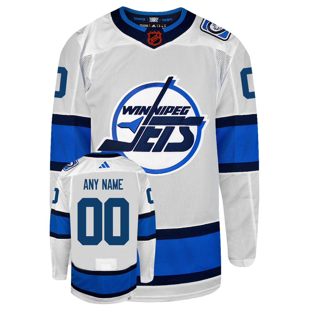 Customizable Winnipeg Jets Adidas 2022 Primegreen Reverse Retro Authentic NHL Hockey Jersey - vstockx