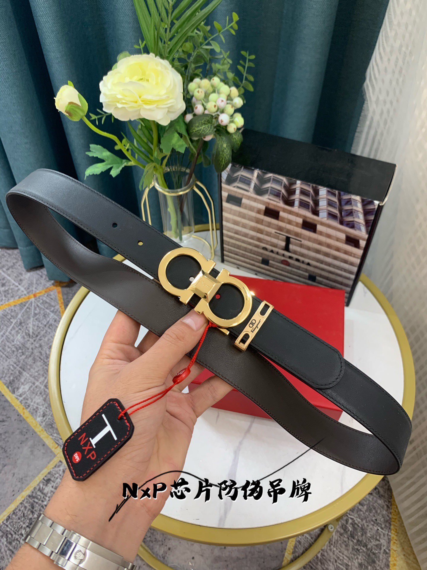 Streetwear Belt Ferragamo 319152 size:3.5cm - vstockx