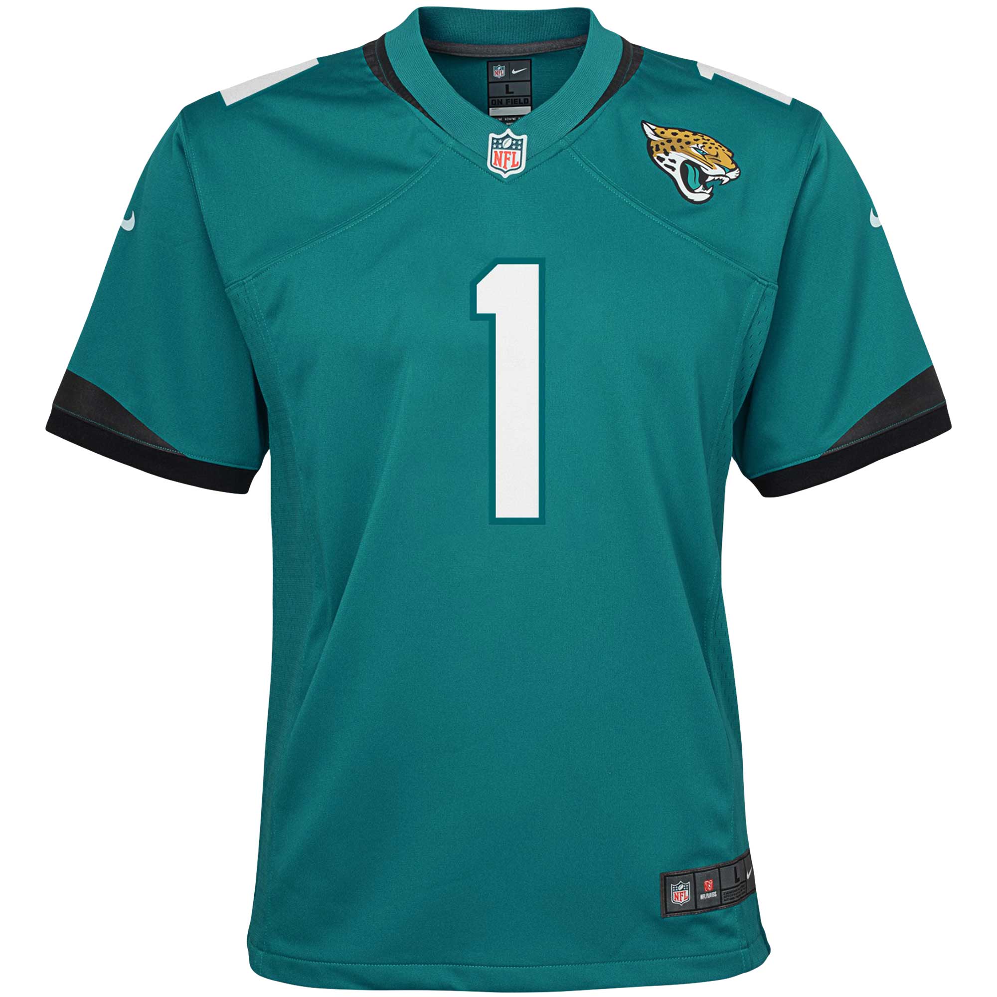 Travis Etienne Jacksonville Jaguars Nike Youth Game Jersey - Teal - vstockx
