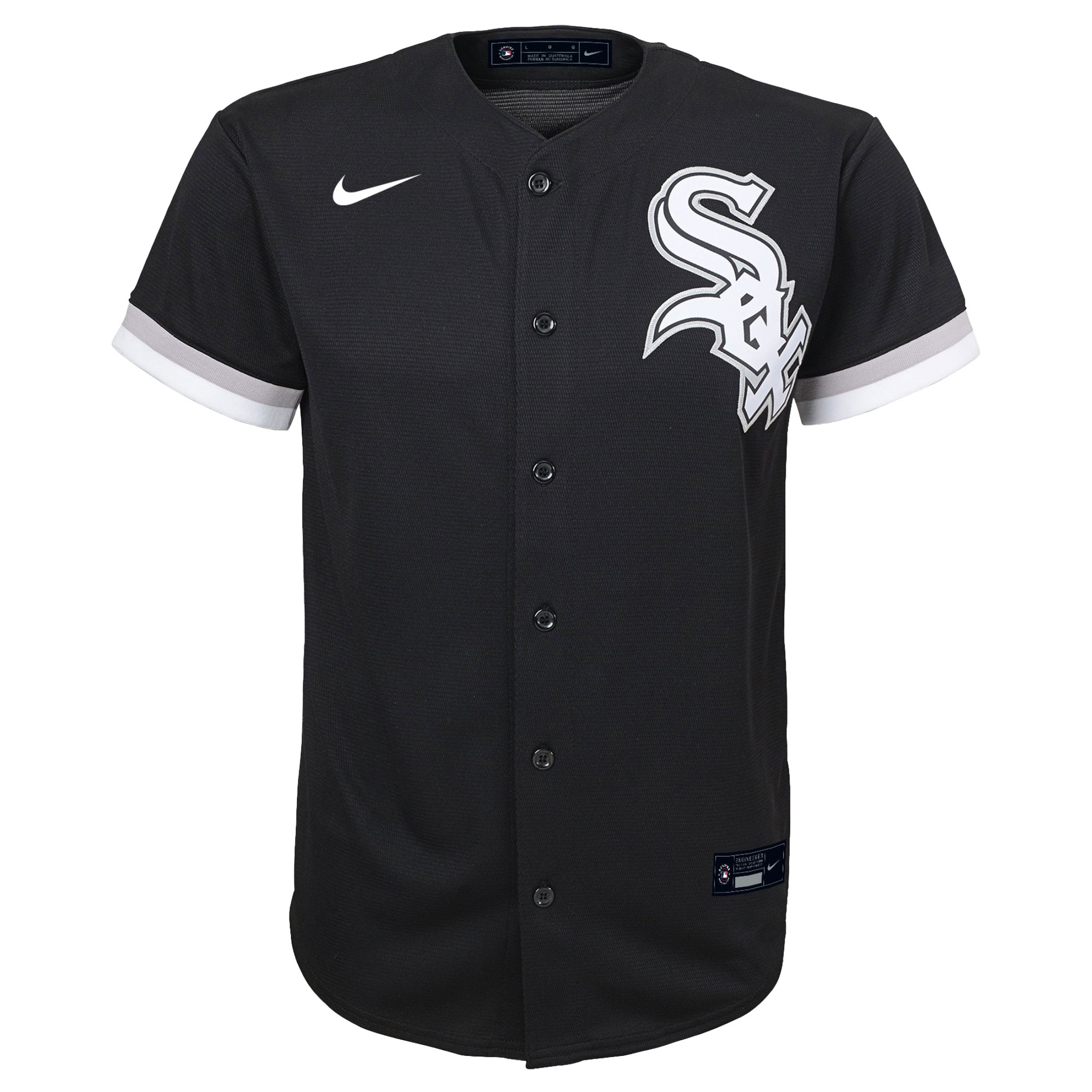Luis Robert Chicago White Sox Nike Youth Alternate Replica Player Jersey - Black - vstockx