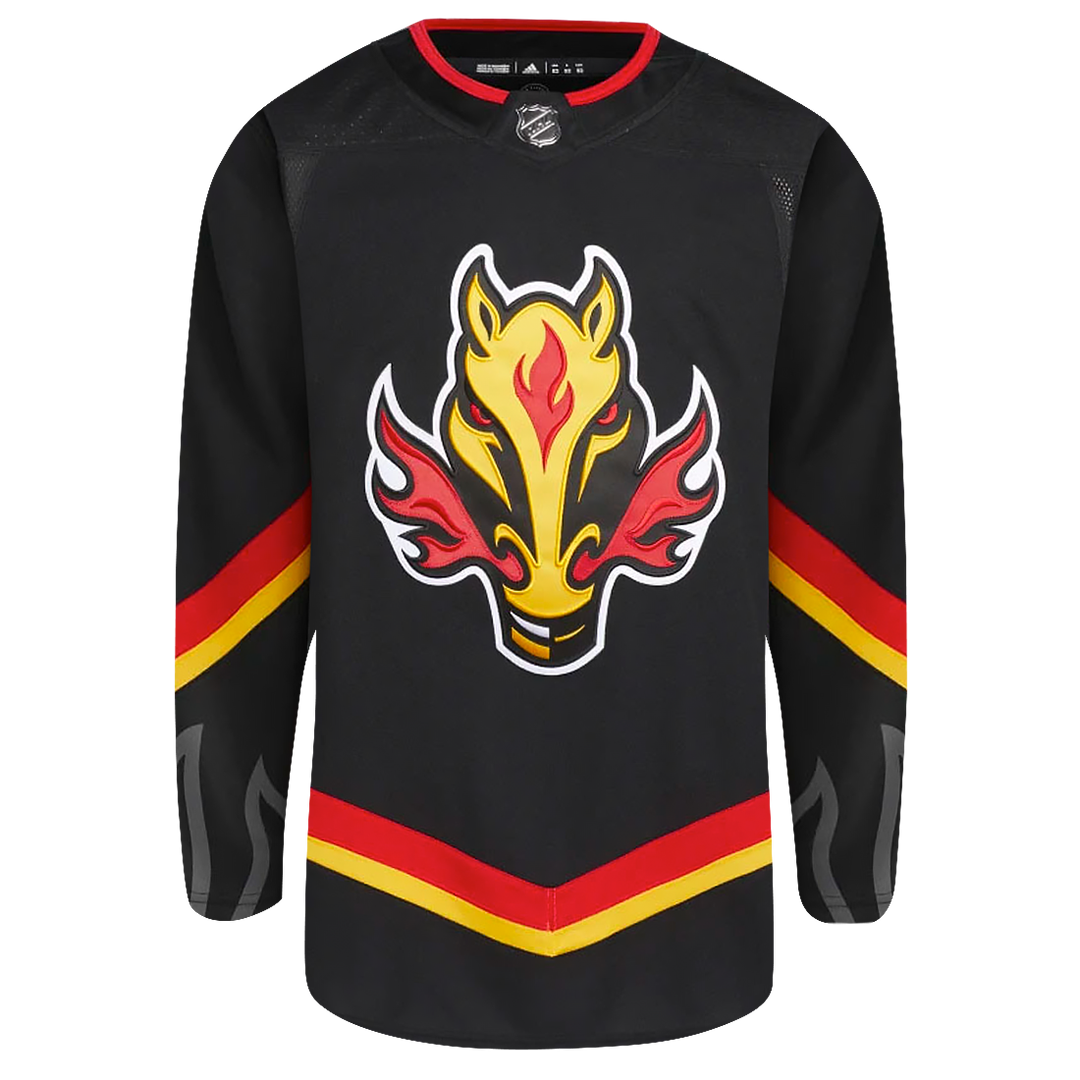 Customizable Calgary Flames Adidas Primegreen Authentic NHL Hockey Jersey - vstockx