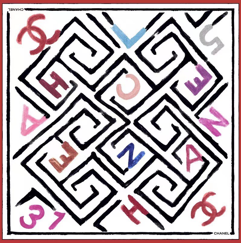 Streetwear Scarf CHANEL 328989 SIZE:110*110cm - vstockx
