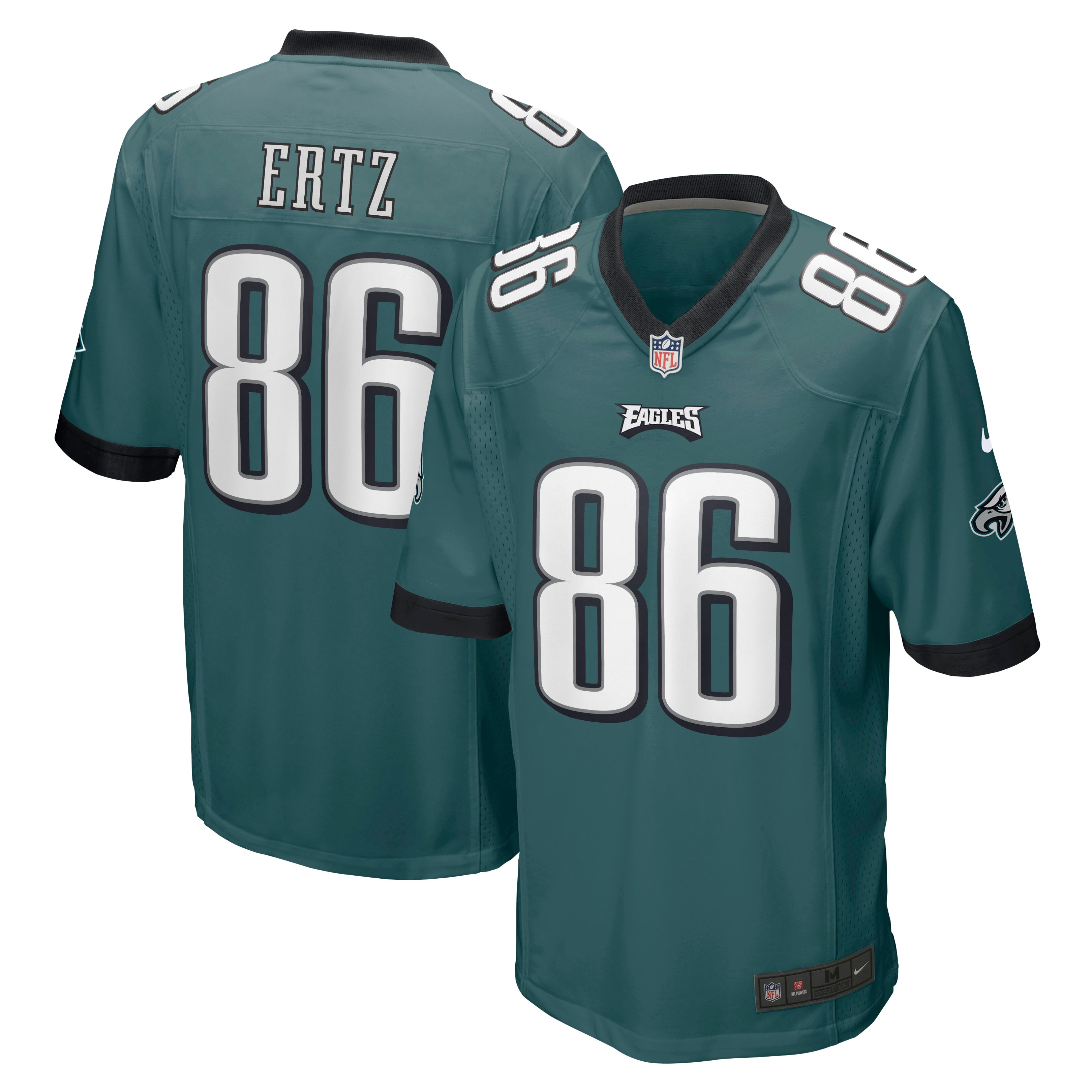 Zach Ertz Philadelphia Eagles Nike Game Player Jersey - Midnight Green - vstockx
