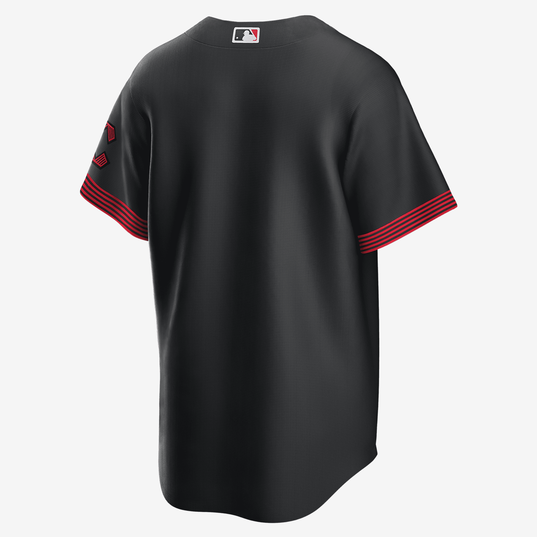 MLB Cincinnati Reds City Connect Men's Replica Baseball Jersey - Black - vstockx