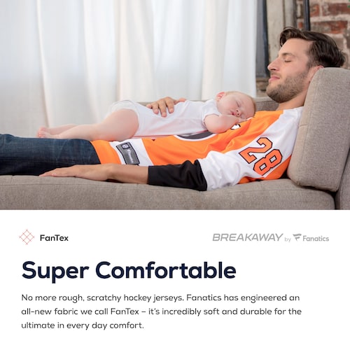 Women's Fanatics Branded Carter Hart Orange Philadelphia Flyers Home Breakaway Player Jersey - vstockx