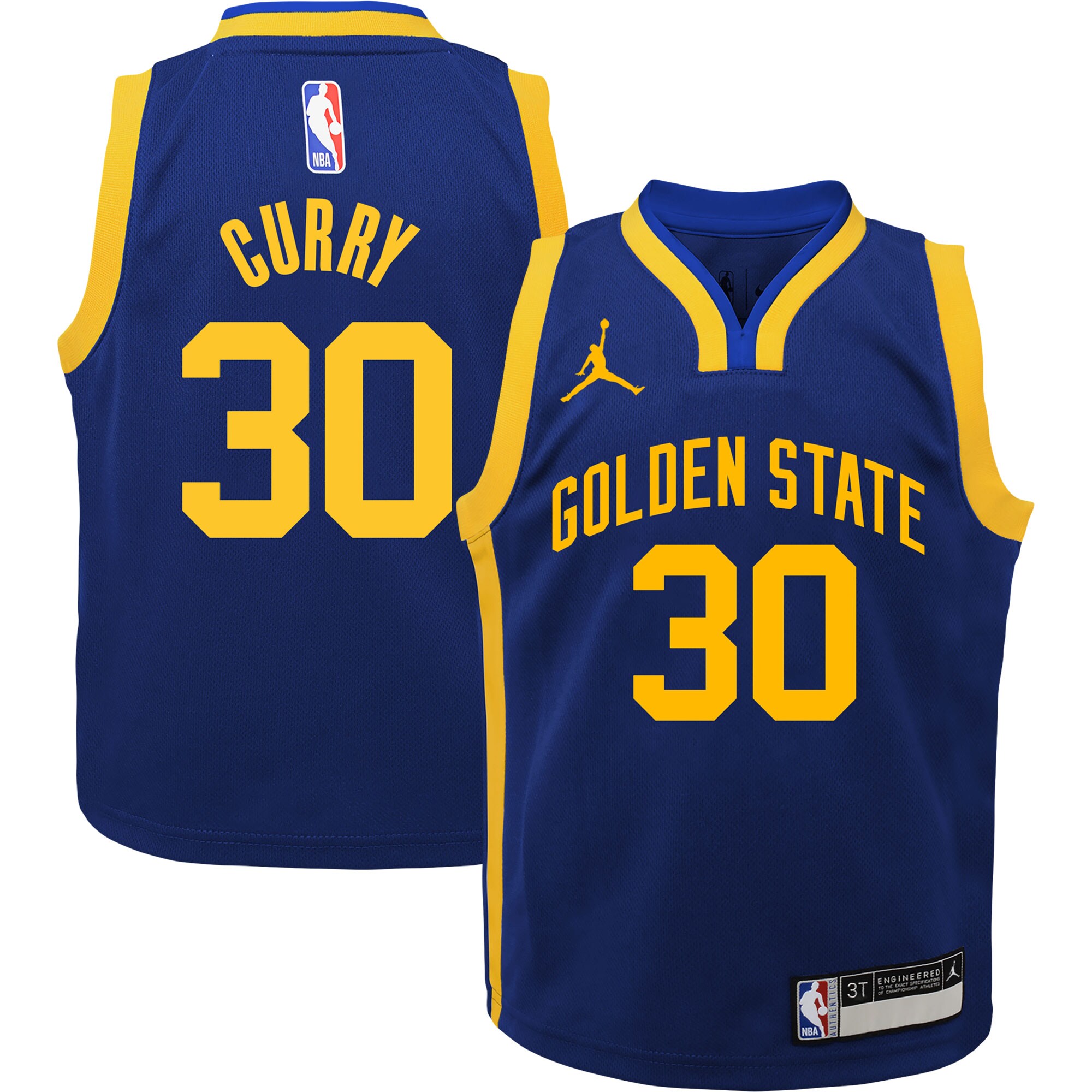 Stephen Curry Golden State Warriors Jordans Brand Preschool 2022/23 Statement Edition Jersey - Royal - vstockx