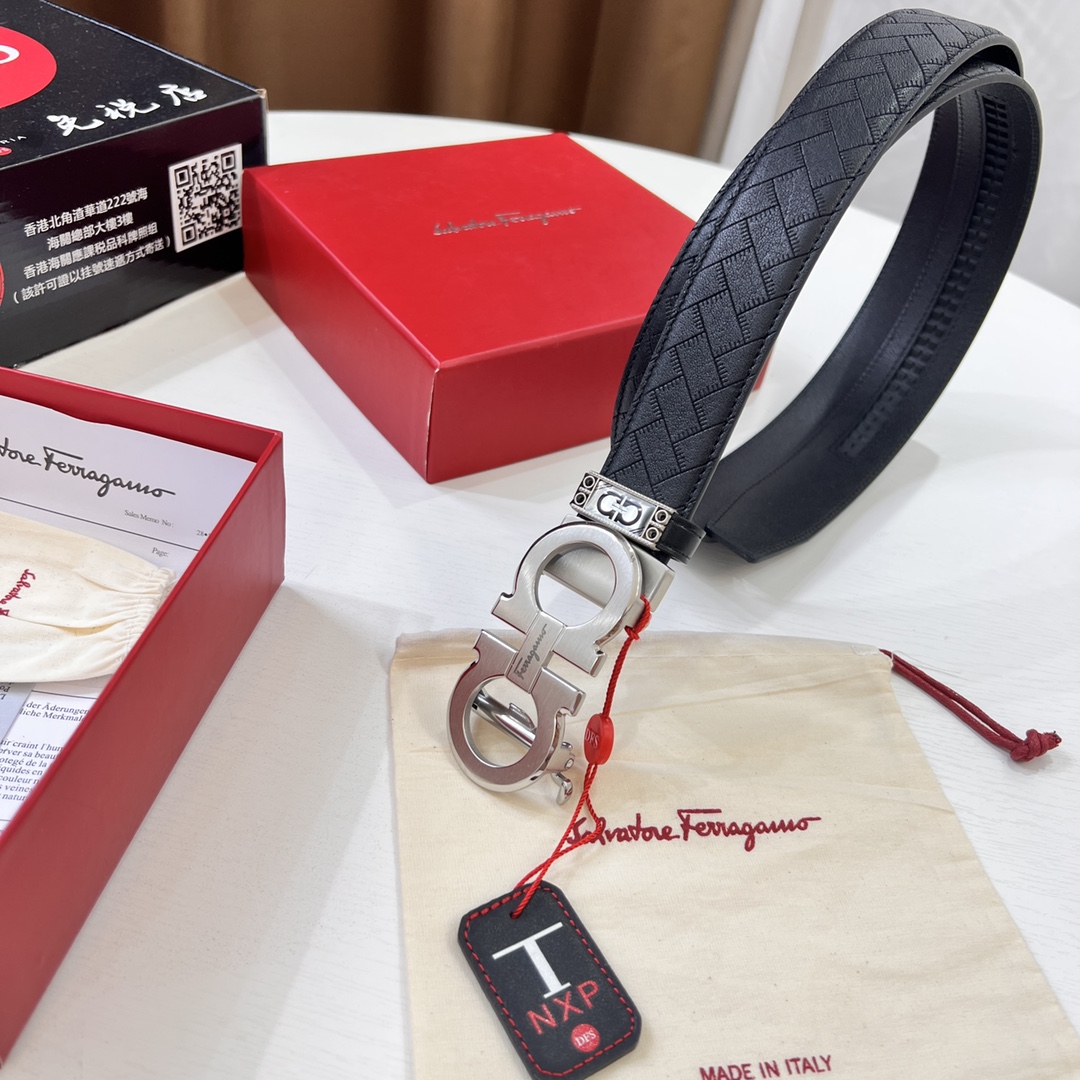 Streetwear Belt Ferragamo 320204 size:3.5cm - vstockx