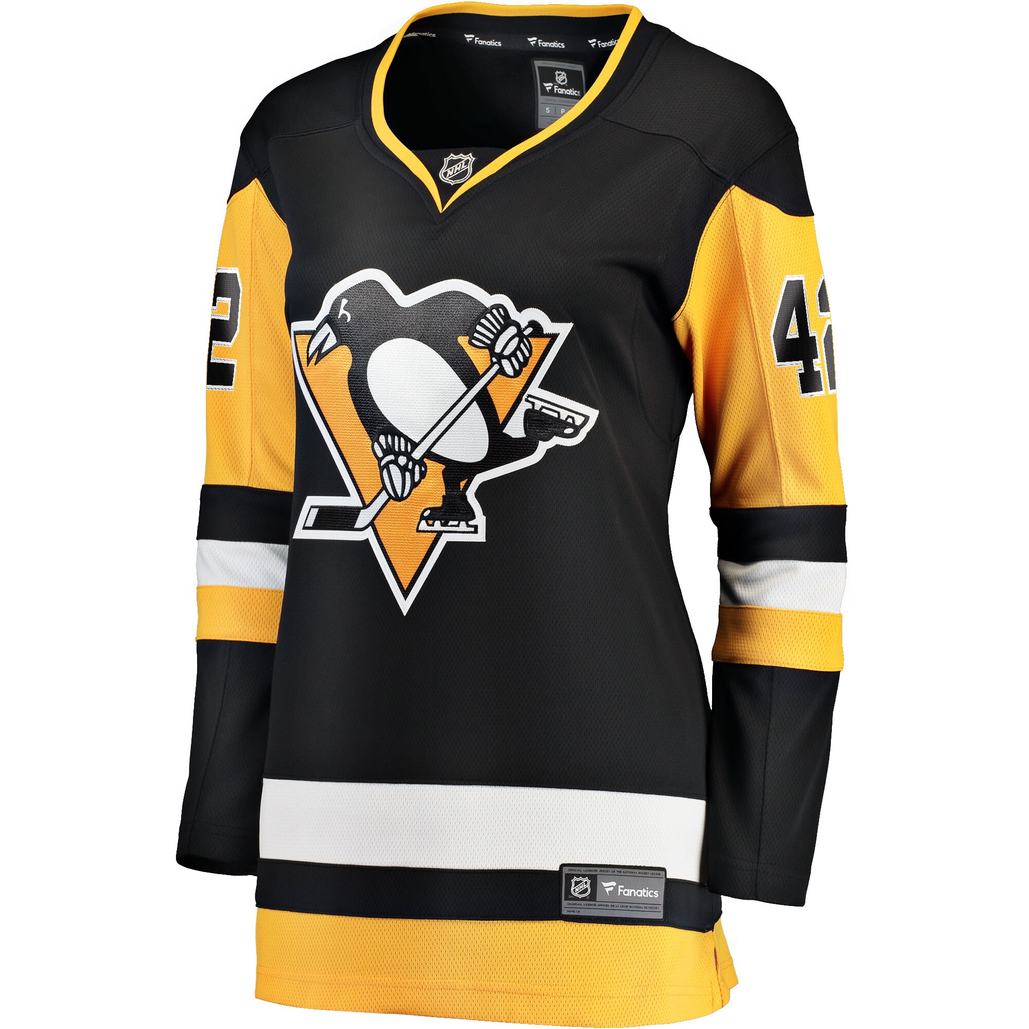 Kasperi Kapanen Pittsburgh Penguins Fanatics Branded Women's Home Breakaway Jersey - Black - vstockx