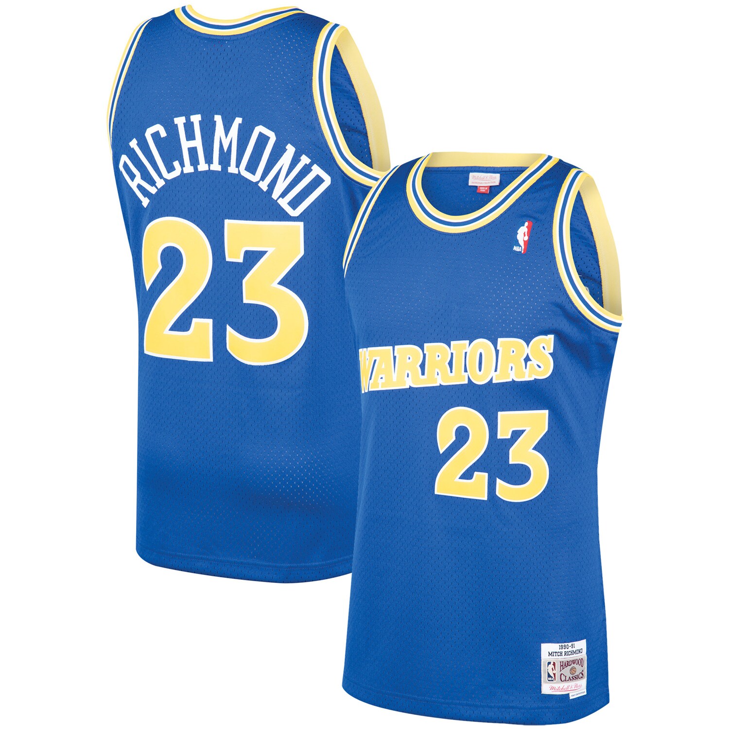 Mitch Richmond Golden State Warriors Mitchell & Ness Hardwood Classics Swingman Jersey - Royal - vstockx