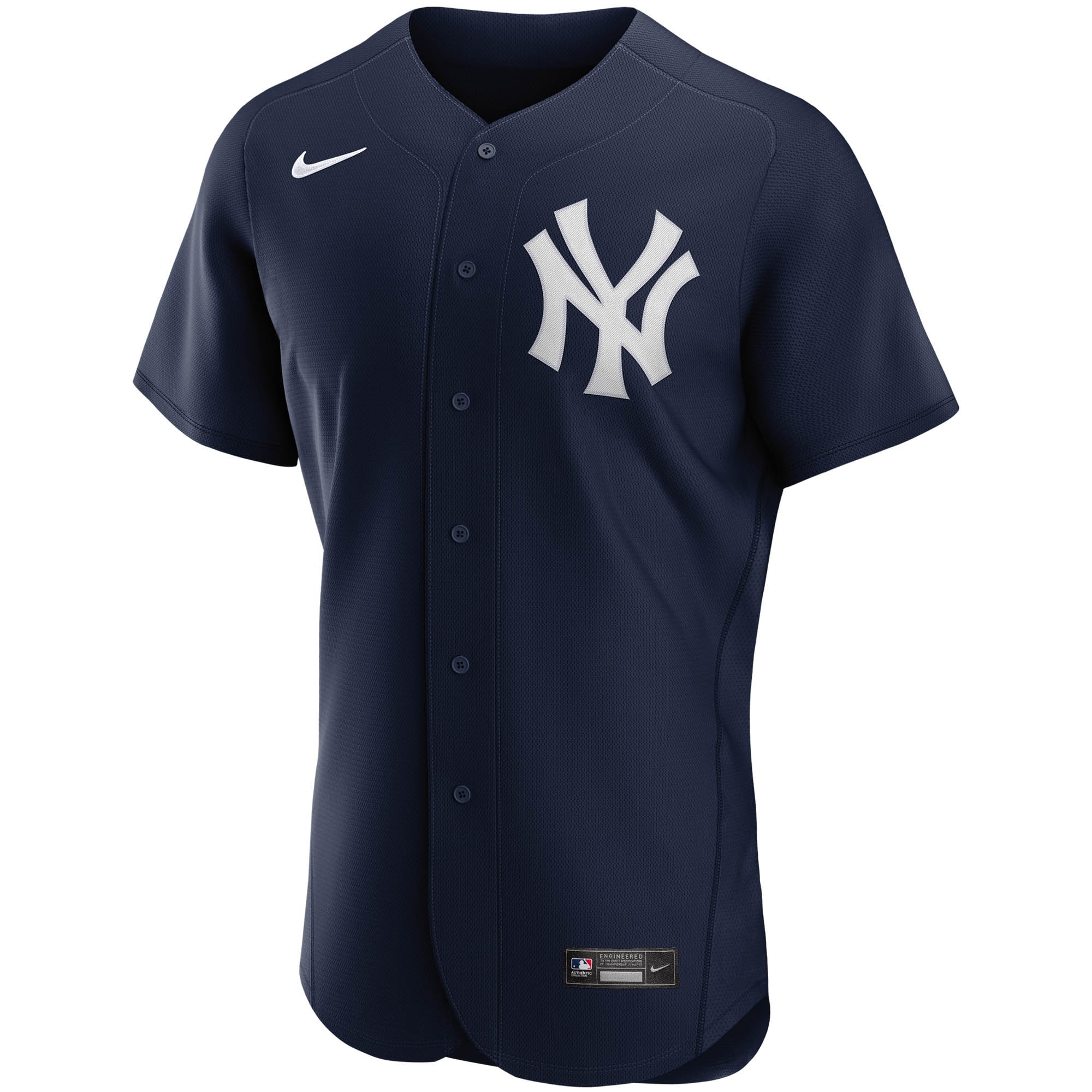 New York Yankees Nike Alternate Authentic Team Jersey - Navy - vstockx