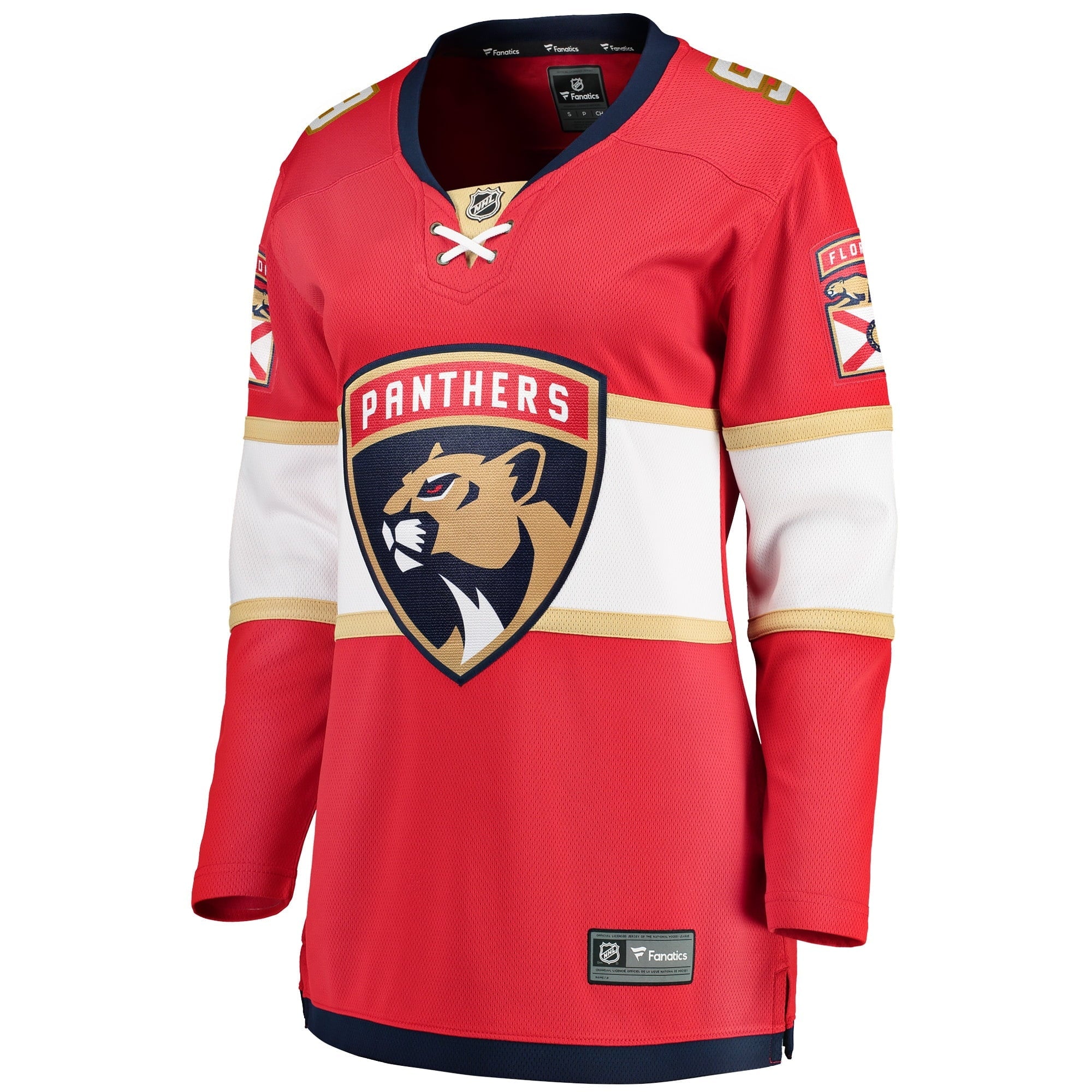 Women's Fanatics Branded Sam Bennett Red Florida Panthers 2017/18 Home Breakaway Replica Jersey - vstockx