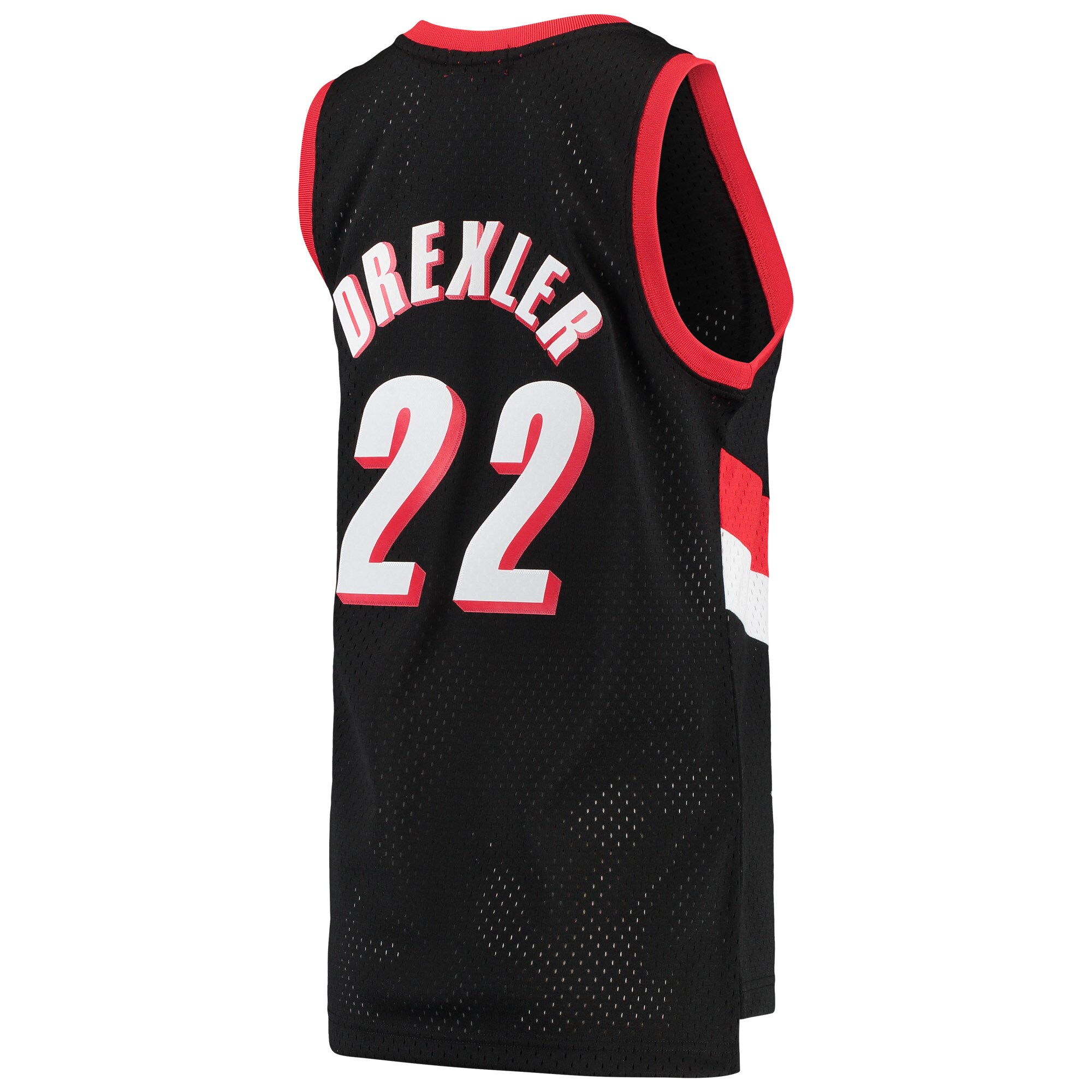Clyde Drexler Portland Trail Blazers Mitchell & Ness Women's 1991-92 Hardwood Classics Swingman Jersey - Black - vstockx