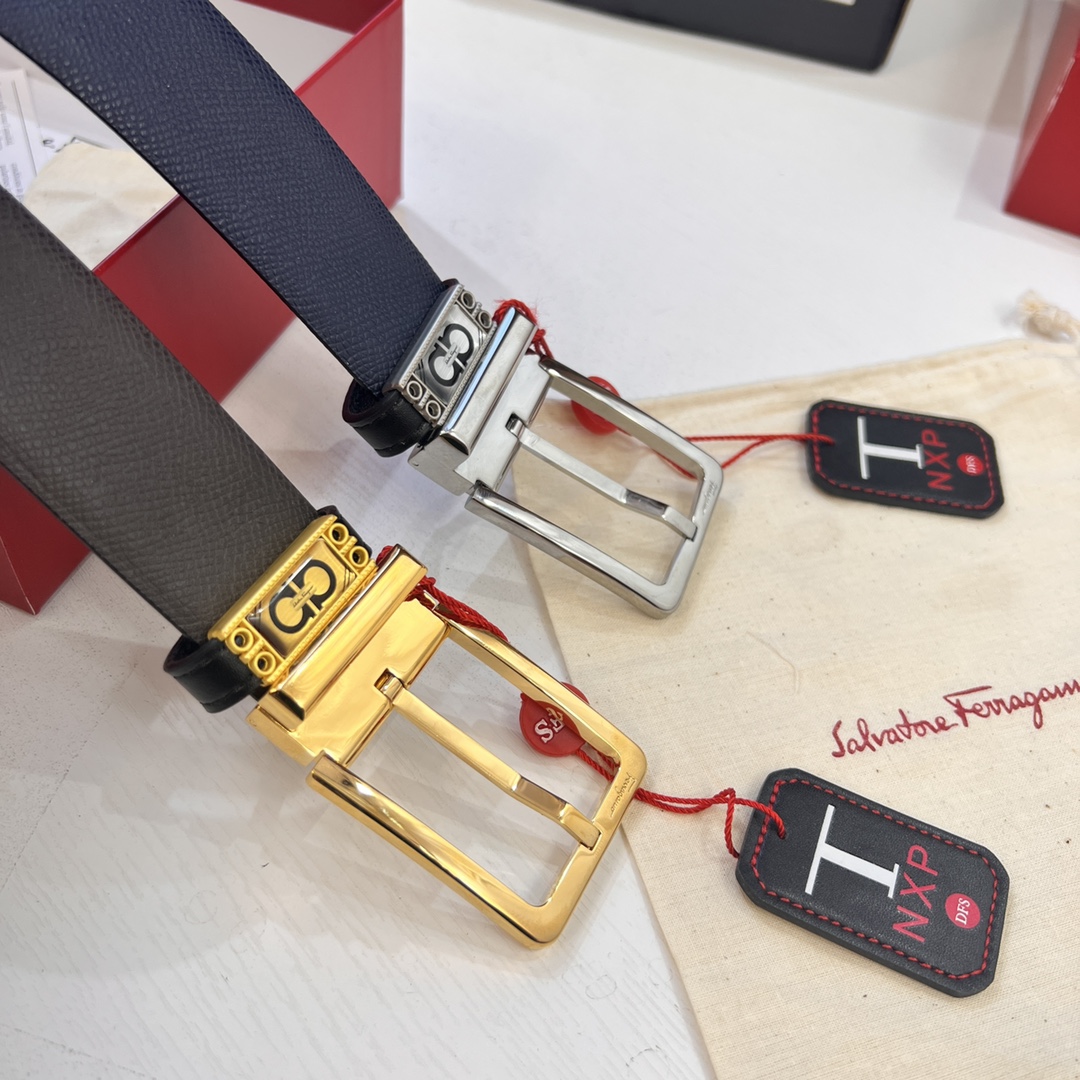 Streetwear Belt Ferragamo 320286 size:3.5cm - vstockx