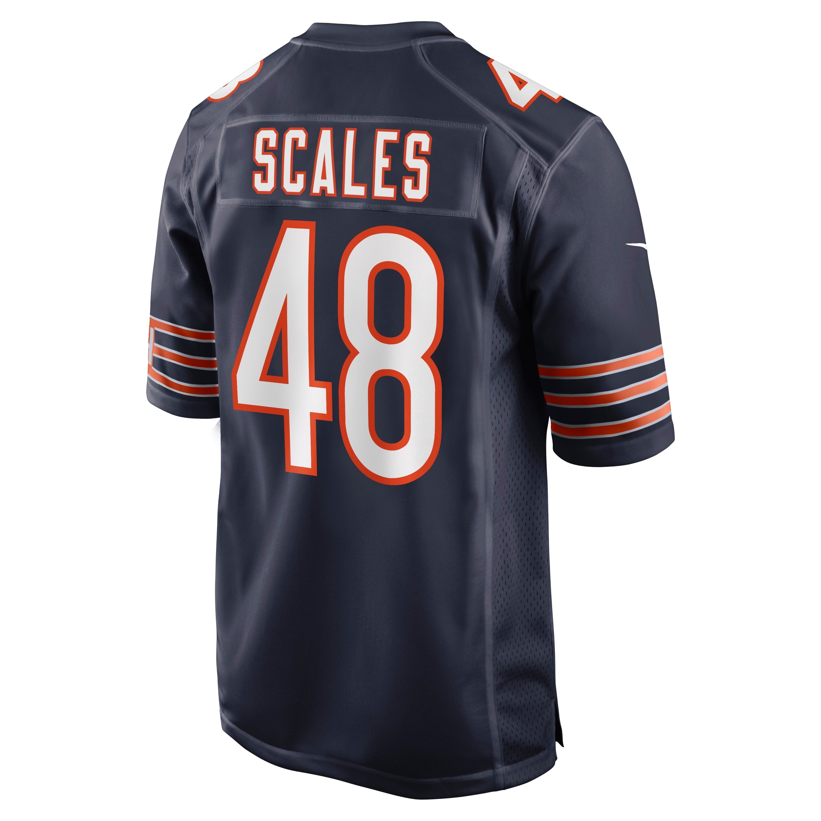 Men's Nike Patrick Scales Navy Chicago Bears Game Jersey - vstockx