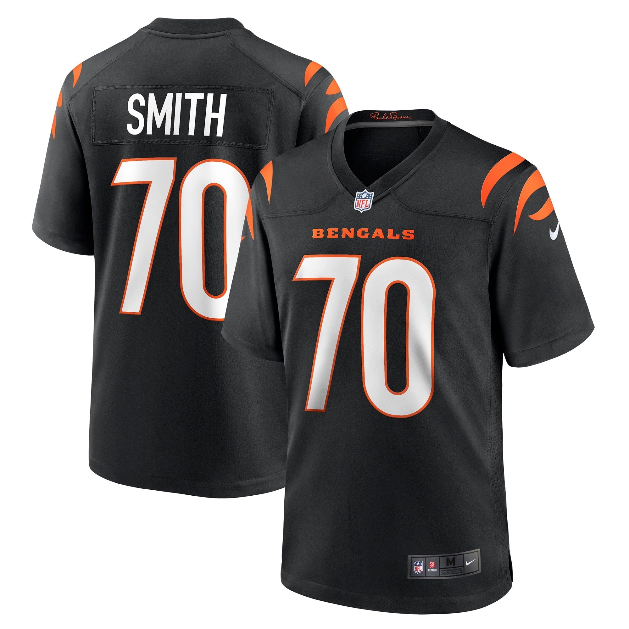 Men's Nike D'Ante Smith Black Cincinnati Bengals Game Jersey - vstockx