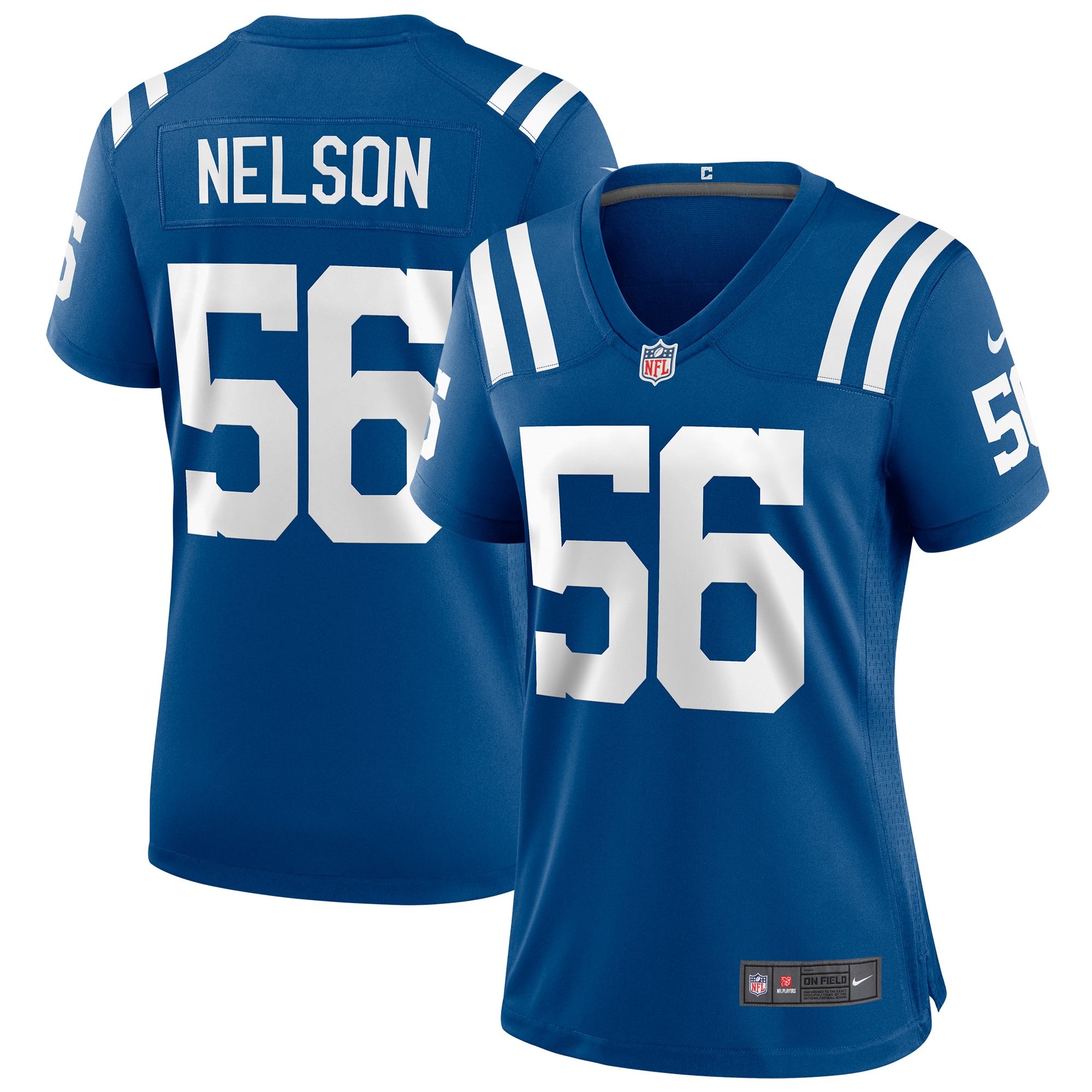 Quenton Nelson Indianapolis Colts Nike Women's Player Game Jersey - Royal - vstockx