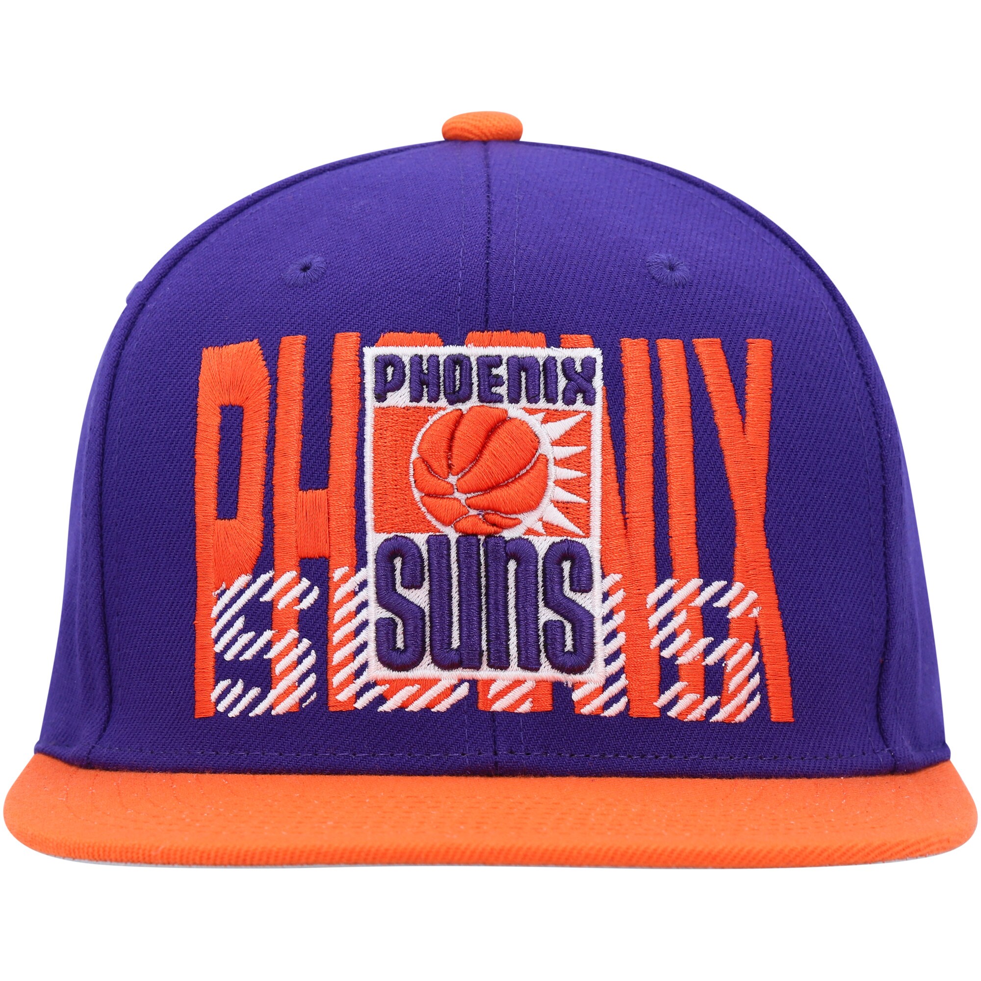 Phoenix Suns Mitchell & Ness SOUL Cross Check Snapback - Purple - vstockx
