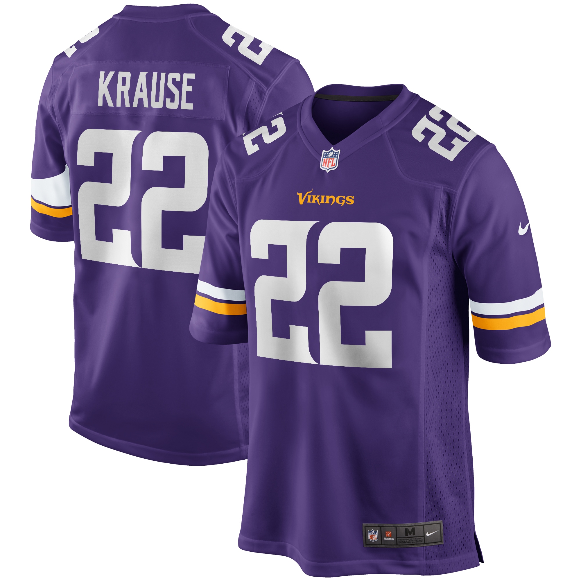 Paul Krause Minnesota Vikings Nike Game Retired Player Jersey - Purple - vstockx