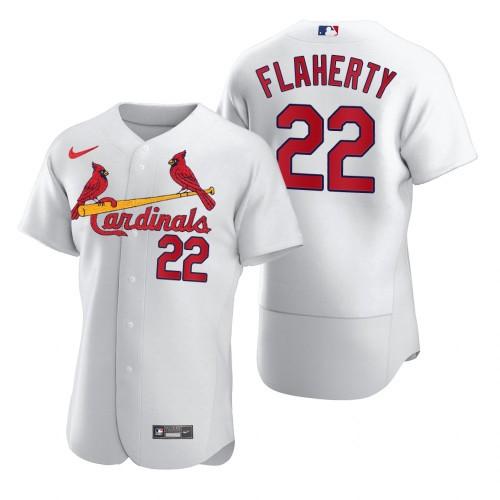 Youth St. Louis Cardinals Jack Flaherty Cool Base Replica Jersey White - vstockx