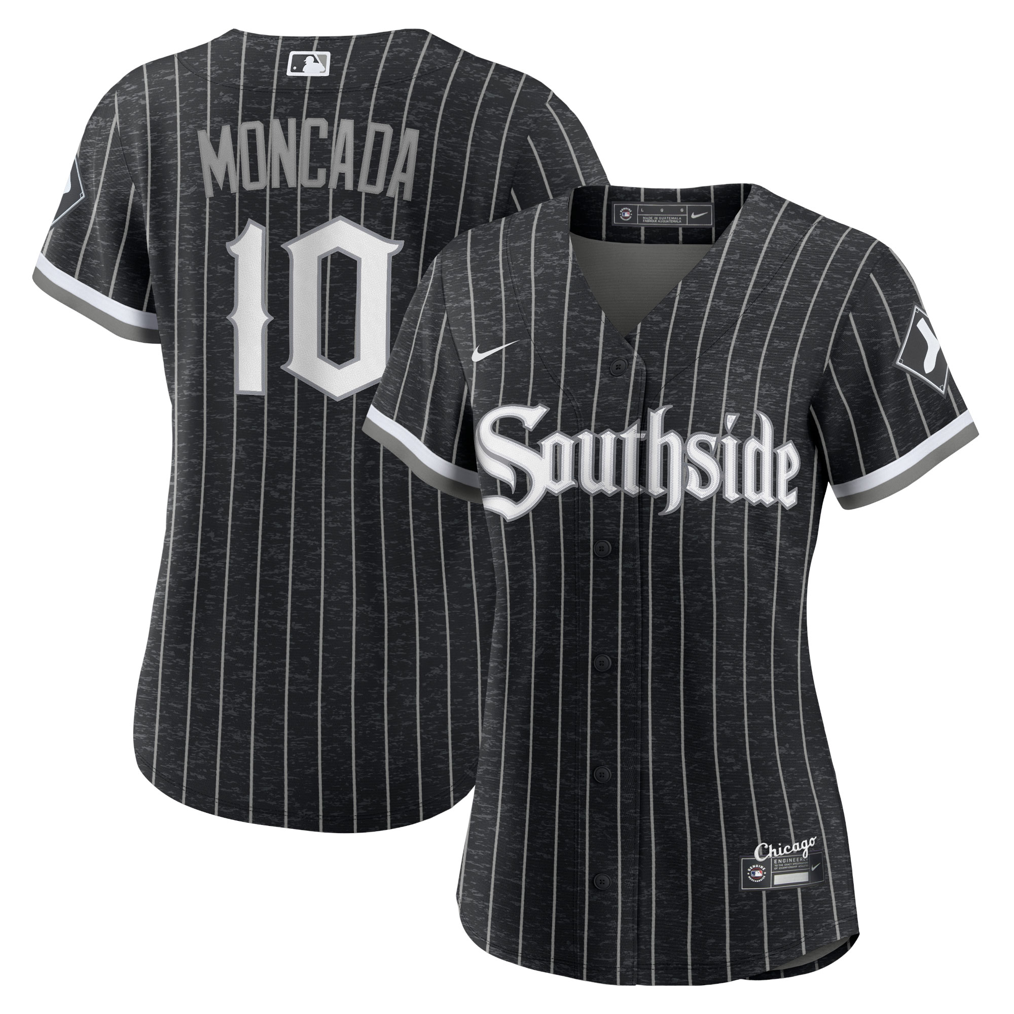 Yoan Moncada Chicago White Sox Nike Women's 2021 City Connect Replica Player Jersey - Black - vstockx