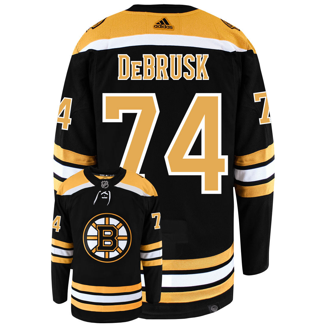 Jake DeBrusk Boston Bruins Adidas Primegreen Authentic NHL Hockey Jersey - vstockx