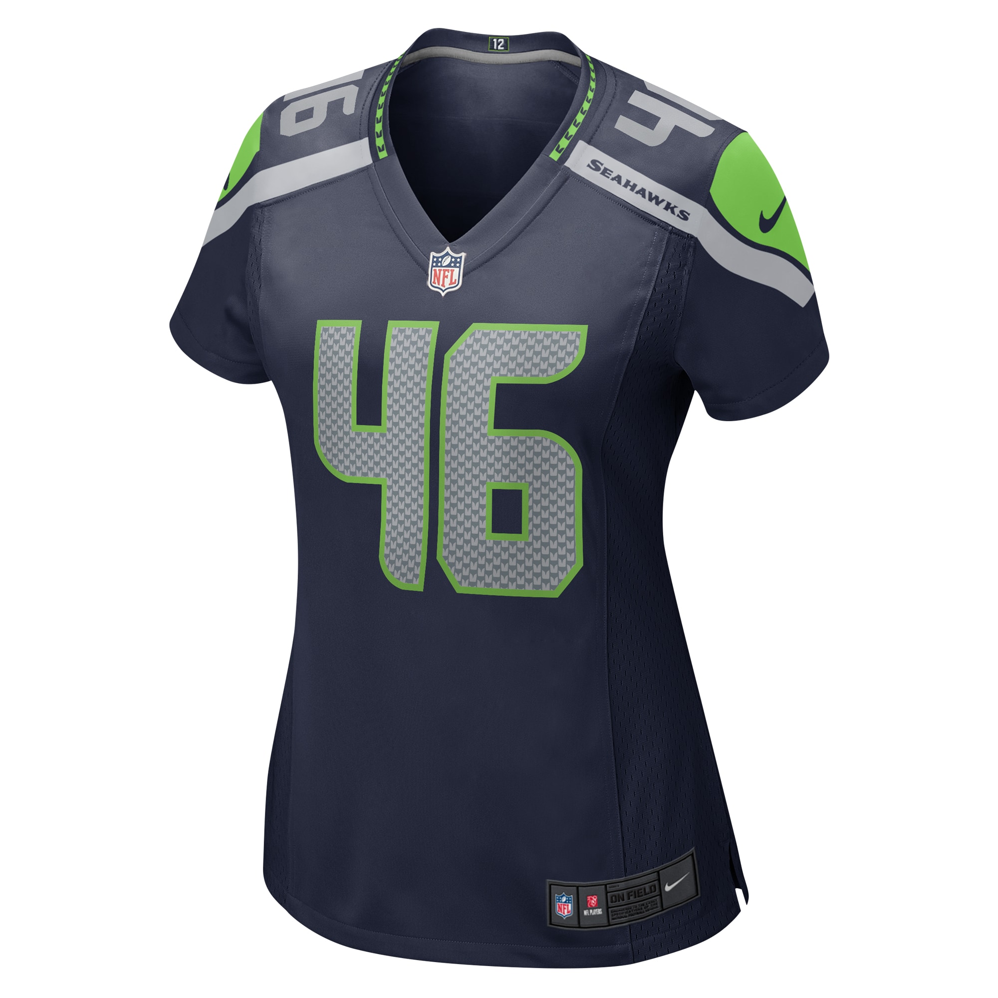 Carson Tinker Seattle Seahawks Nike Women's Home Game Player Jersey - College Navy - vstockx